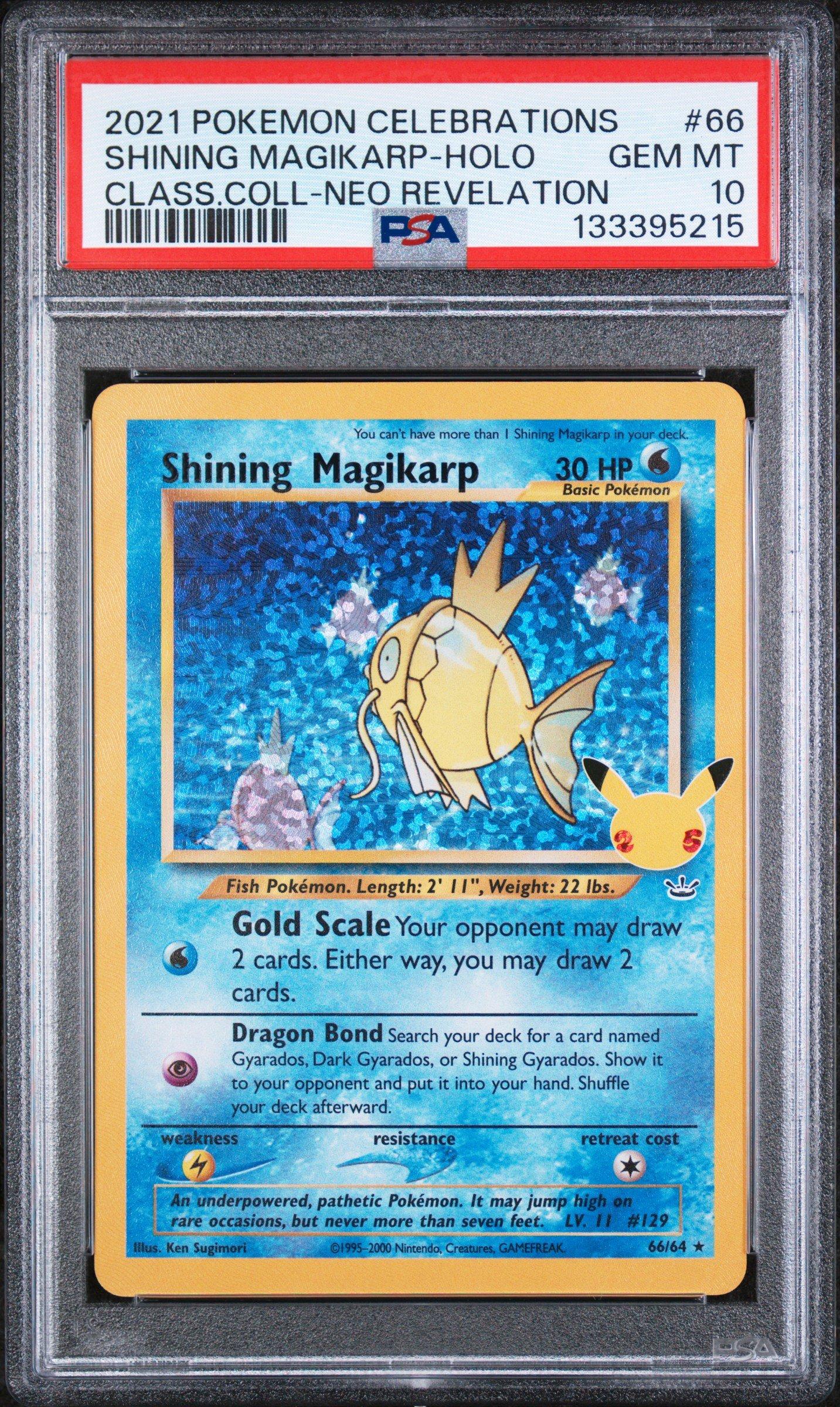 2021 Pokemon Celebrations Classic Collection 66 Shining Magikarp
