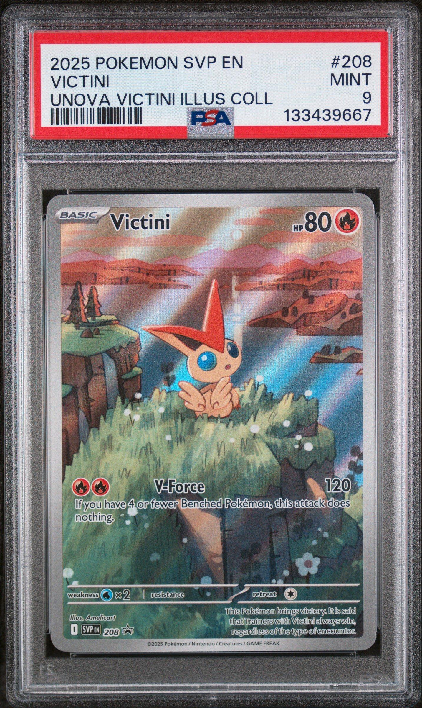 【PSA10】 Victini 208 SVP ポケモンカード　ジャンボカード 2025 Pokemon Svp En-sv Black Star Promo 208 Victini Unova Victini