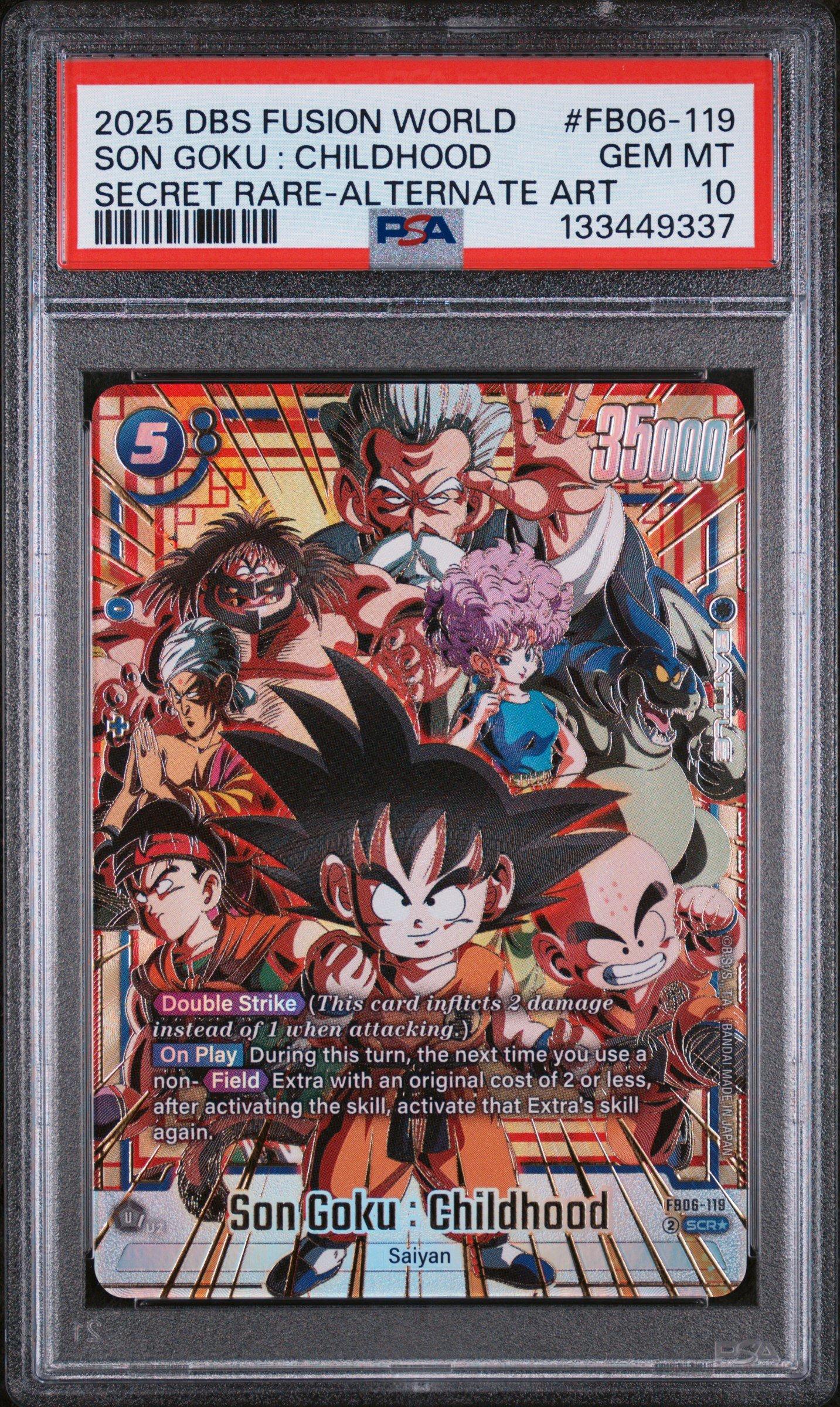 PSA10 ドラゴンボールカード　FB06-119 / FB03-139 2025 Dragon Ball Super Card Game Fusion World Rivals Clash Fb06