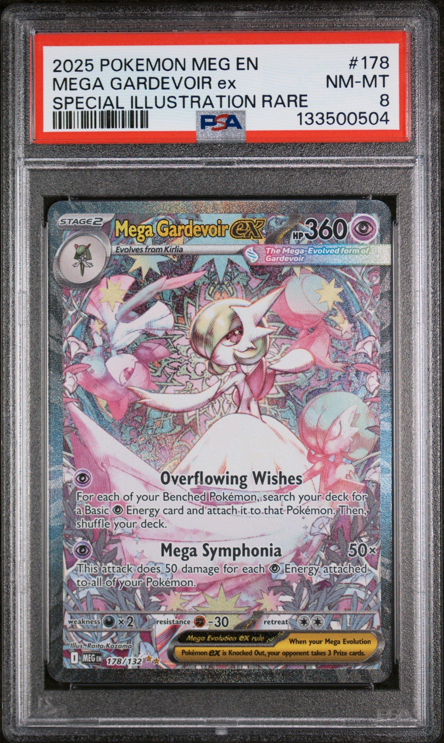 2025 Pokemon Meg En-mega Evolution 178 Mega Gardevoir Ex Special