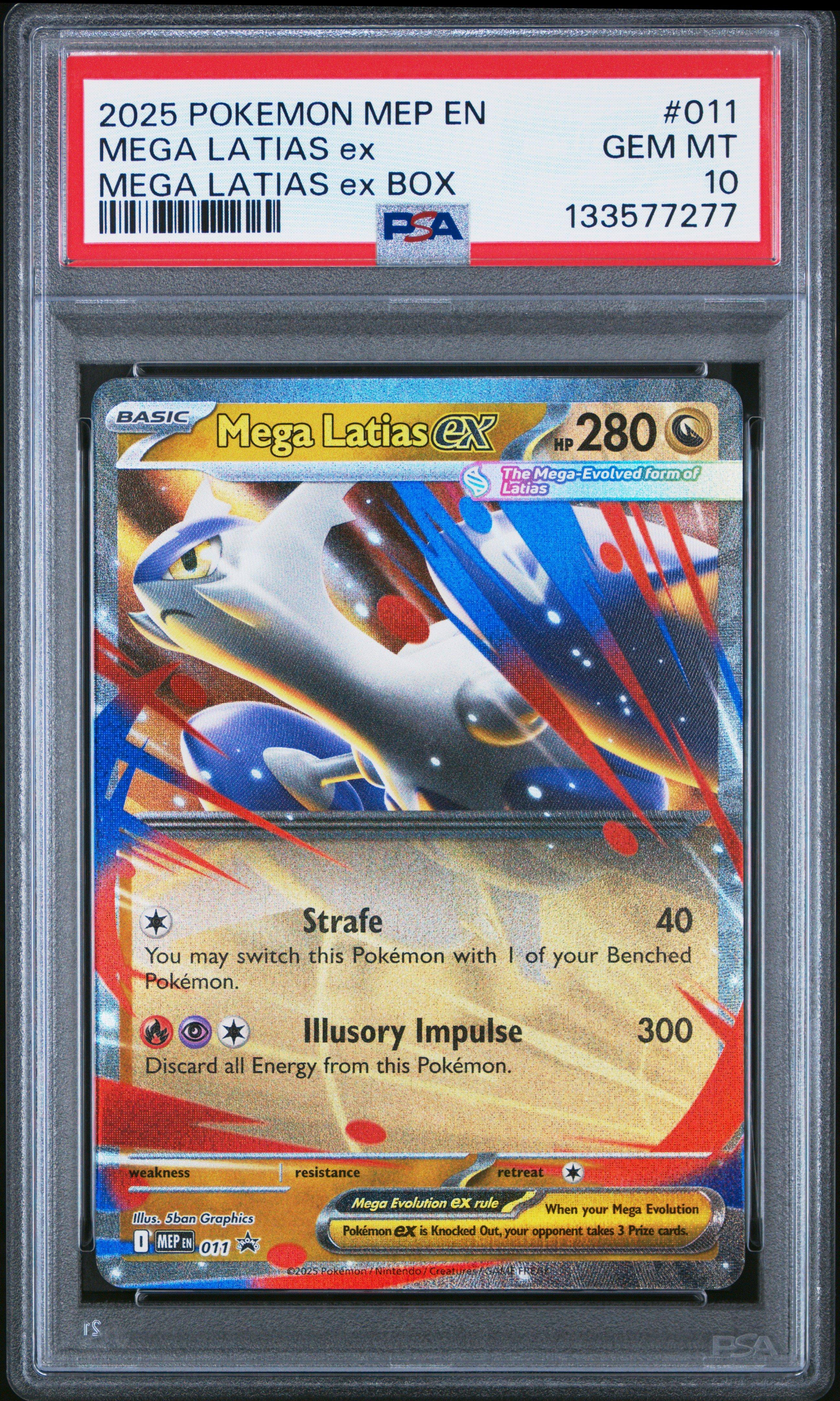 ポケモンカードゲーム PSA10 MEGA LATIAS ex SR 079 M1S GEM PSA 10 MEGA Latias ex SAR 088/063 Mega Symphonia M1S Pokemon Card