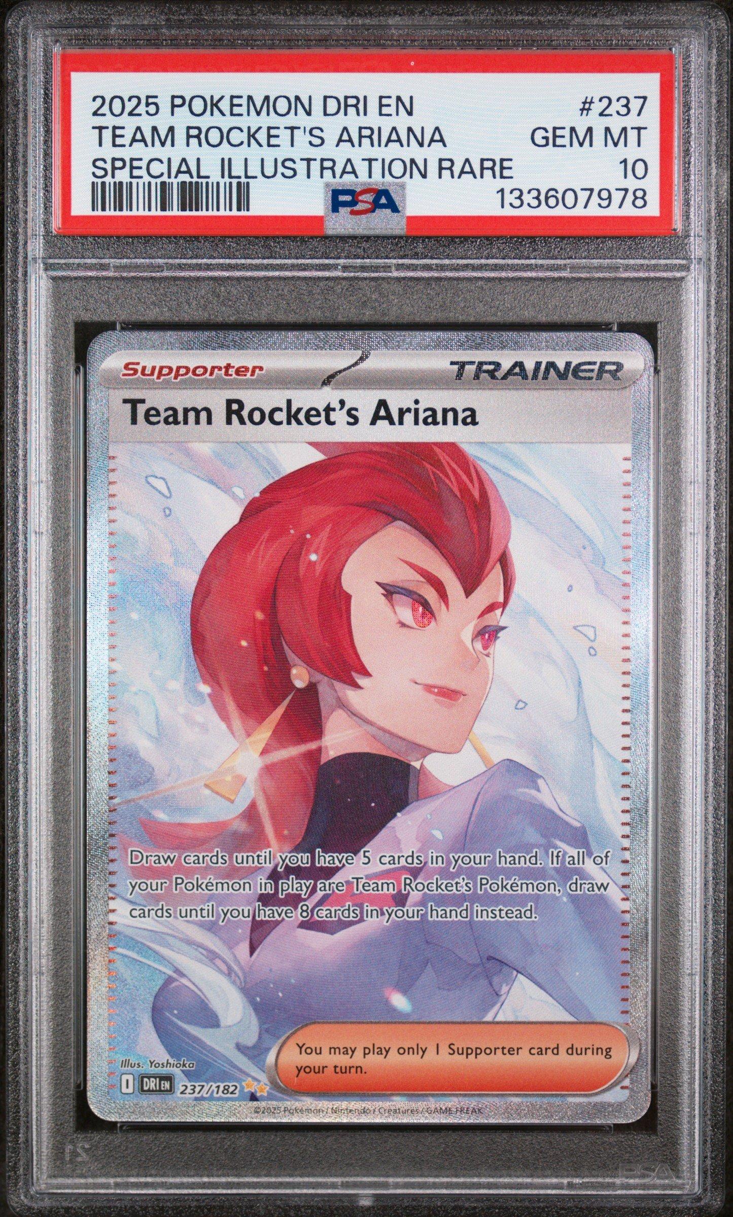 2025 Pokemon Dri En-destined Rivals 237 Team Rocket's Ariana