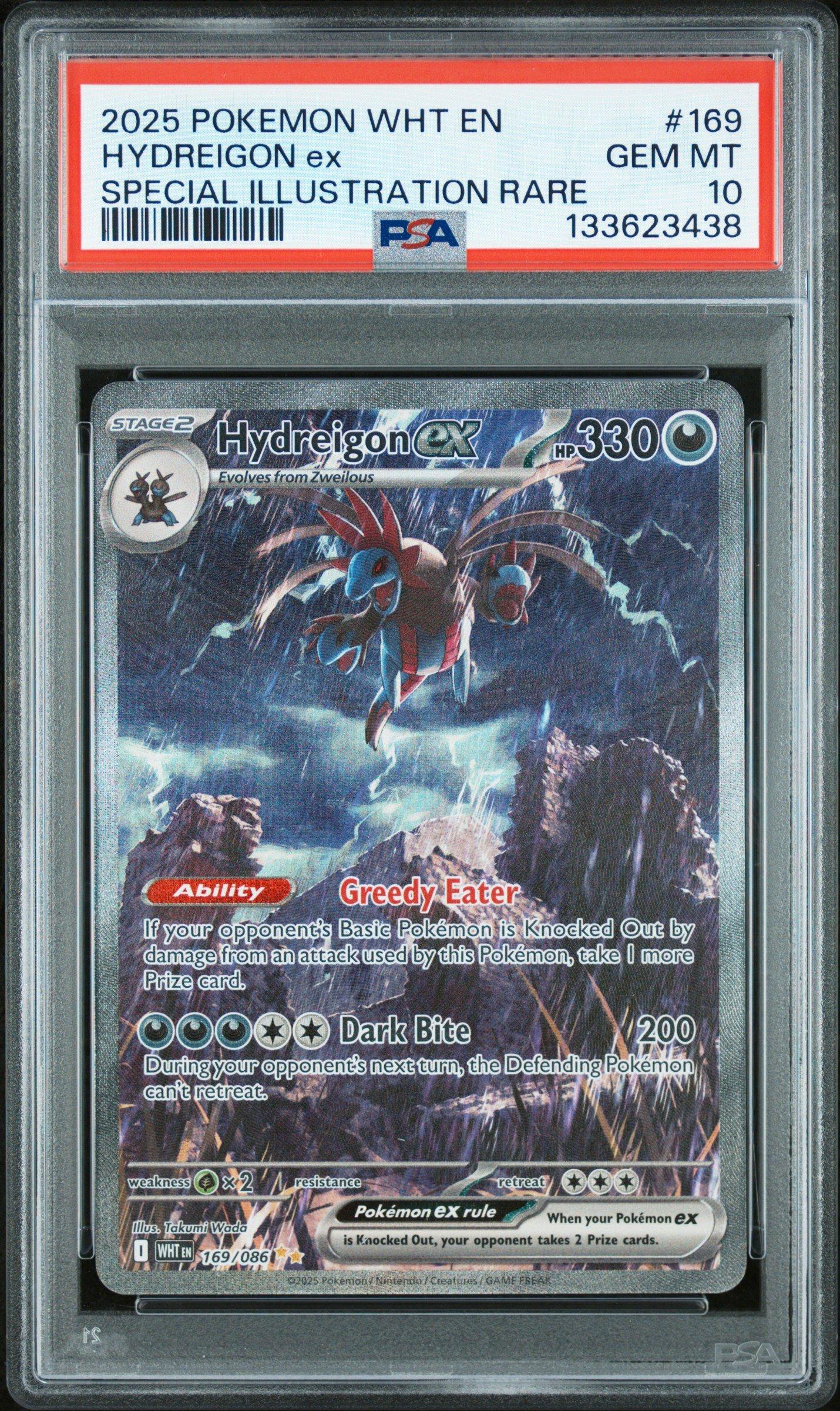hydreigon pokemon card 010 015 Hydreigon ex - 161/086 - SV: White Flare - Pokemon