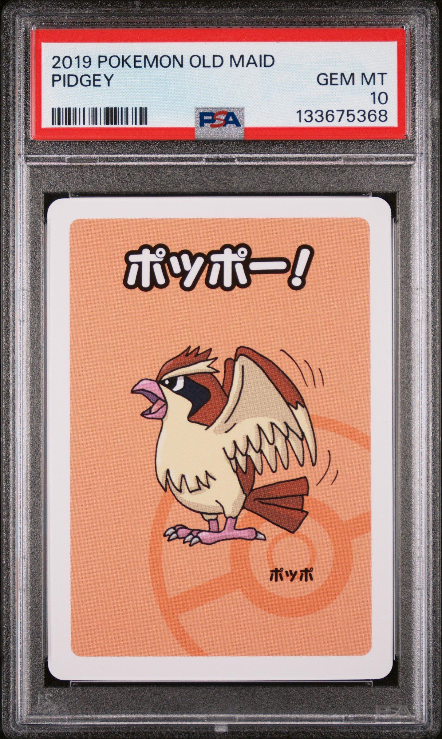 2019 Pokemon Old Maid Pidgey PSA 10 Graded Card | GameStop