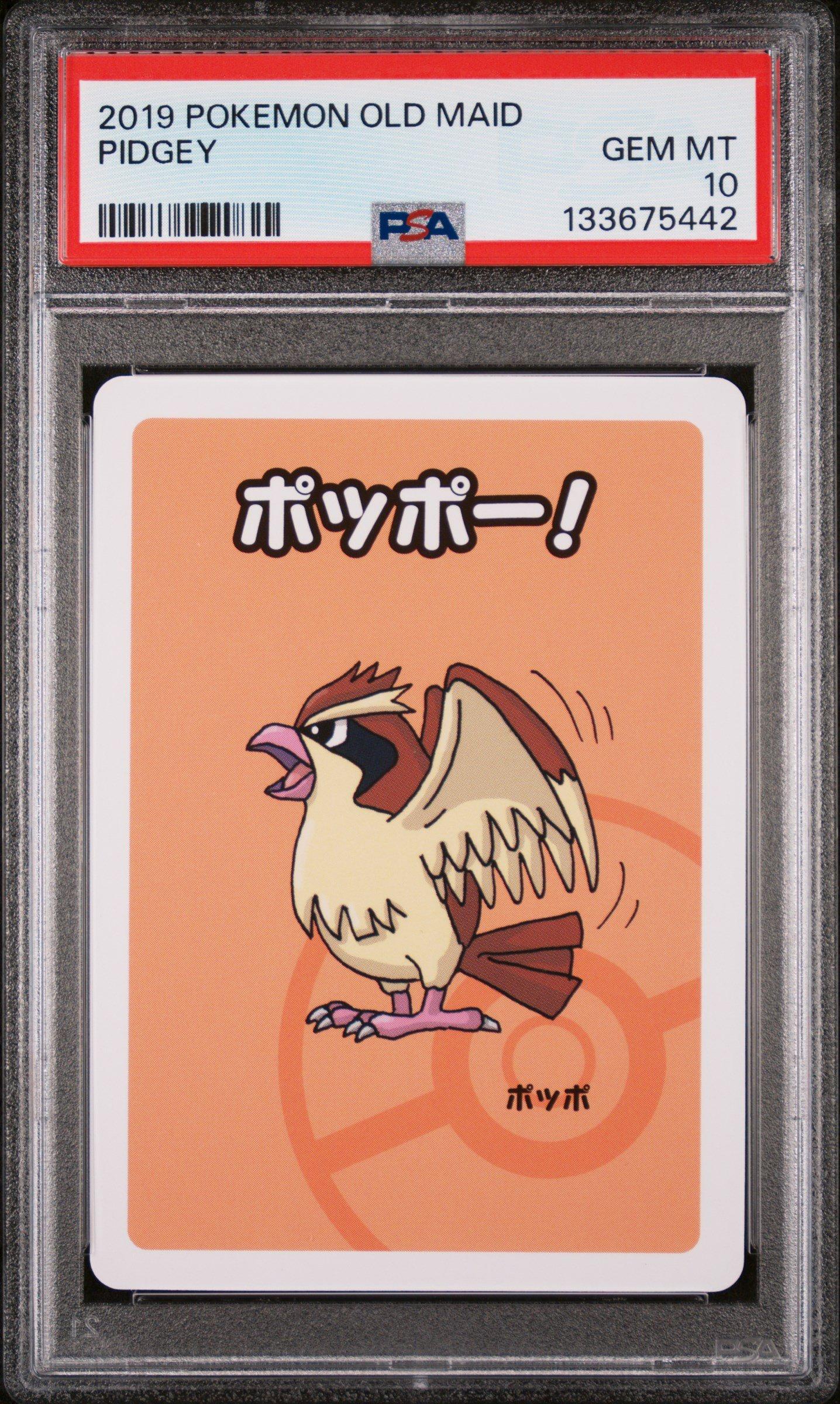 2019 Pokemon Old Maid Pidgey PSA 10 Graded Card | GameStop