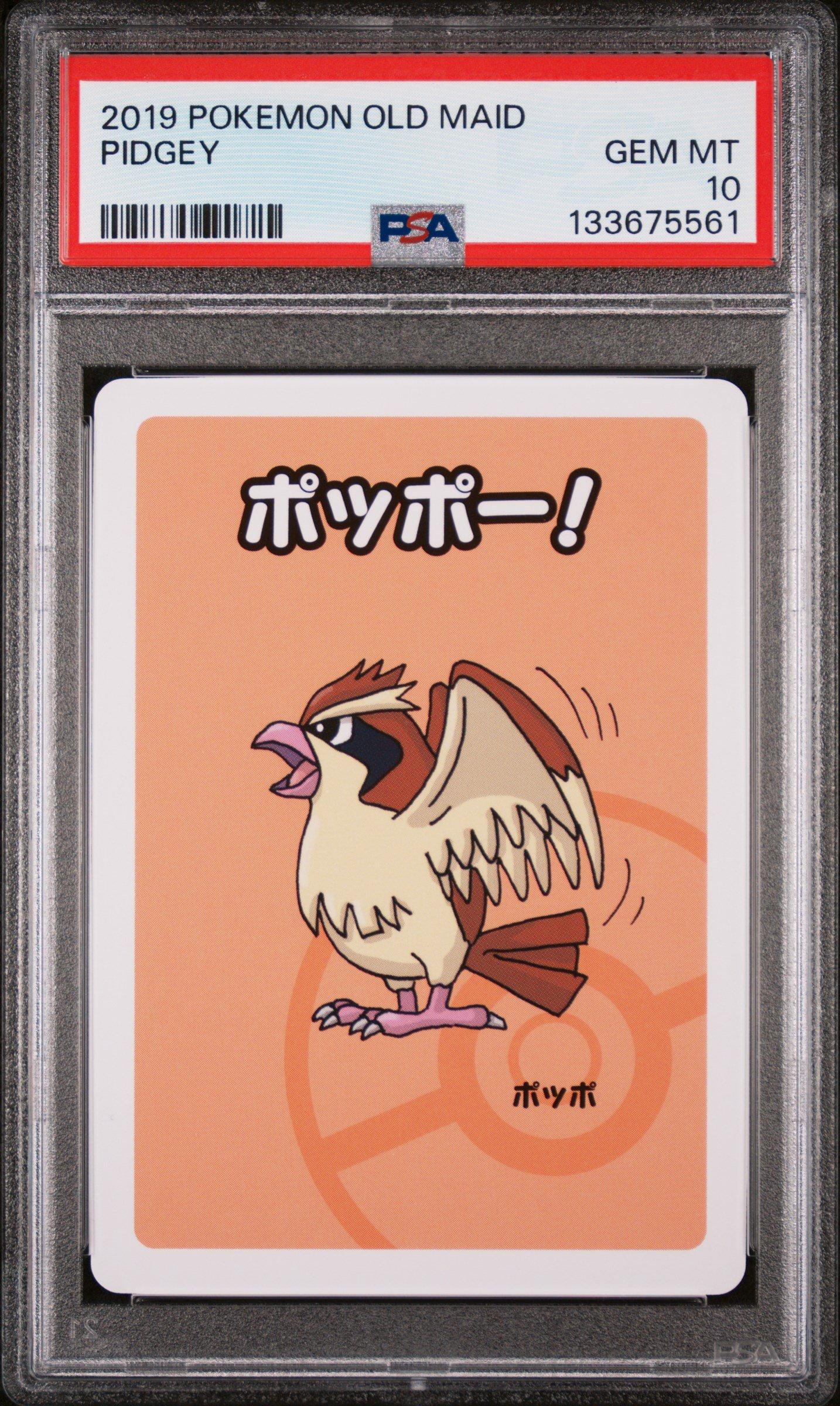 2019 Pokemon Old Maid Pidgey PSA 10 Graded Card | GameStop