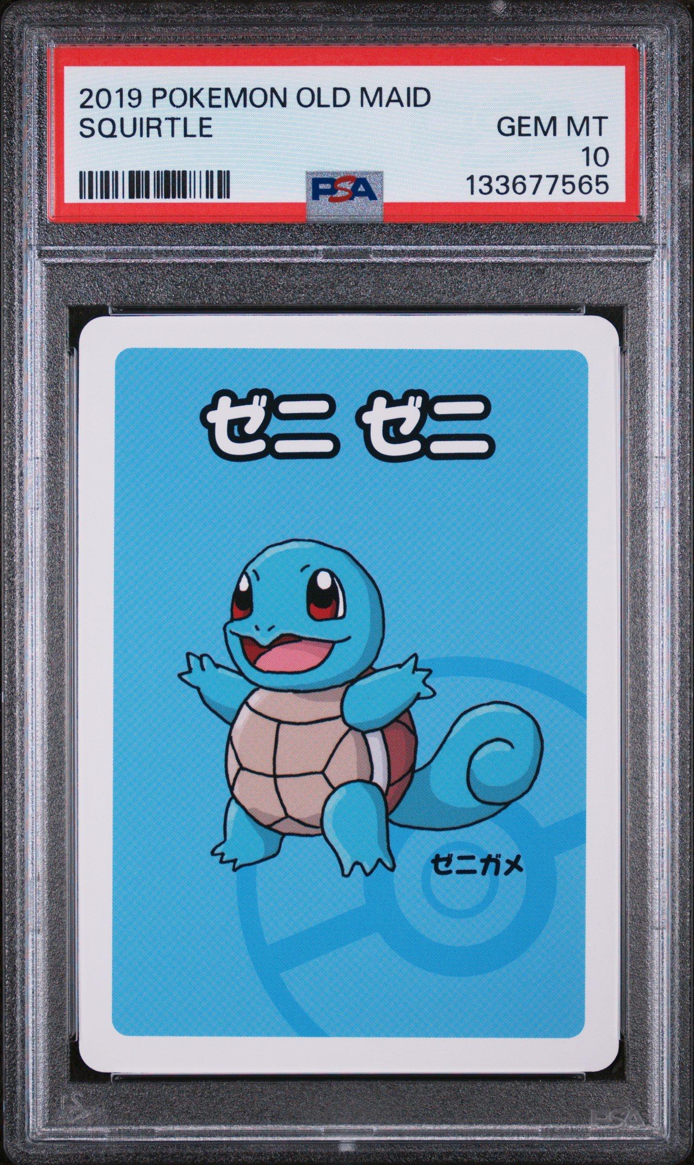 2019 Pokemon Old Maid Squirtle PSA 10 Graded Card | GameStop