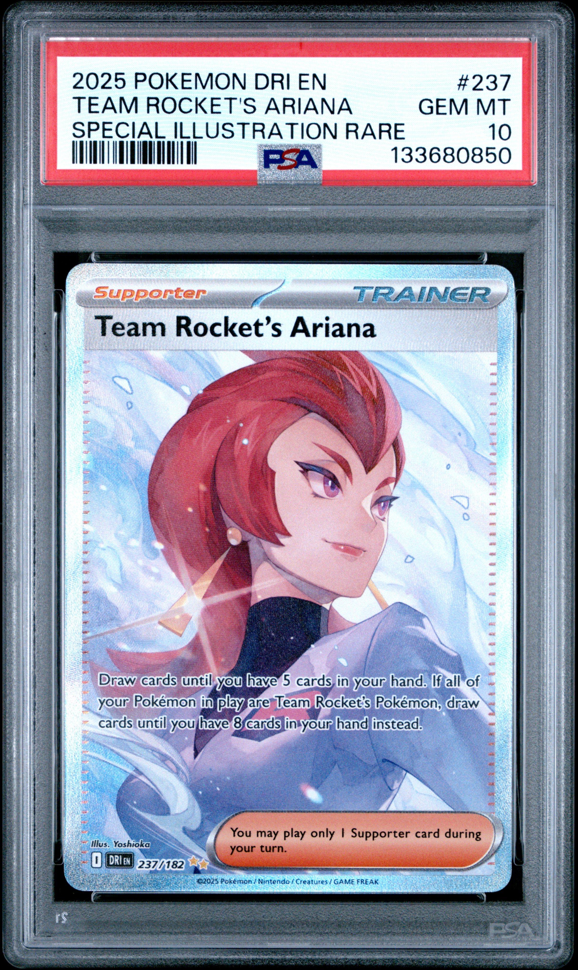 2025 Pokemon Dri En-destined Rivals 237 Team Rocket's Ariana