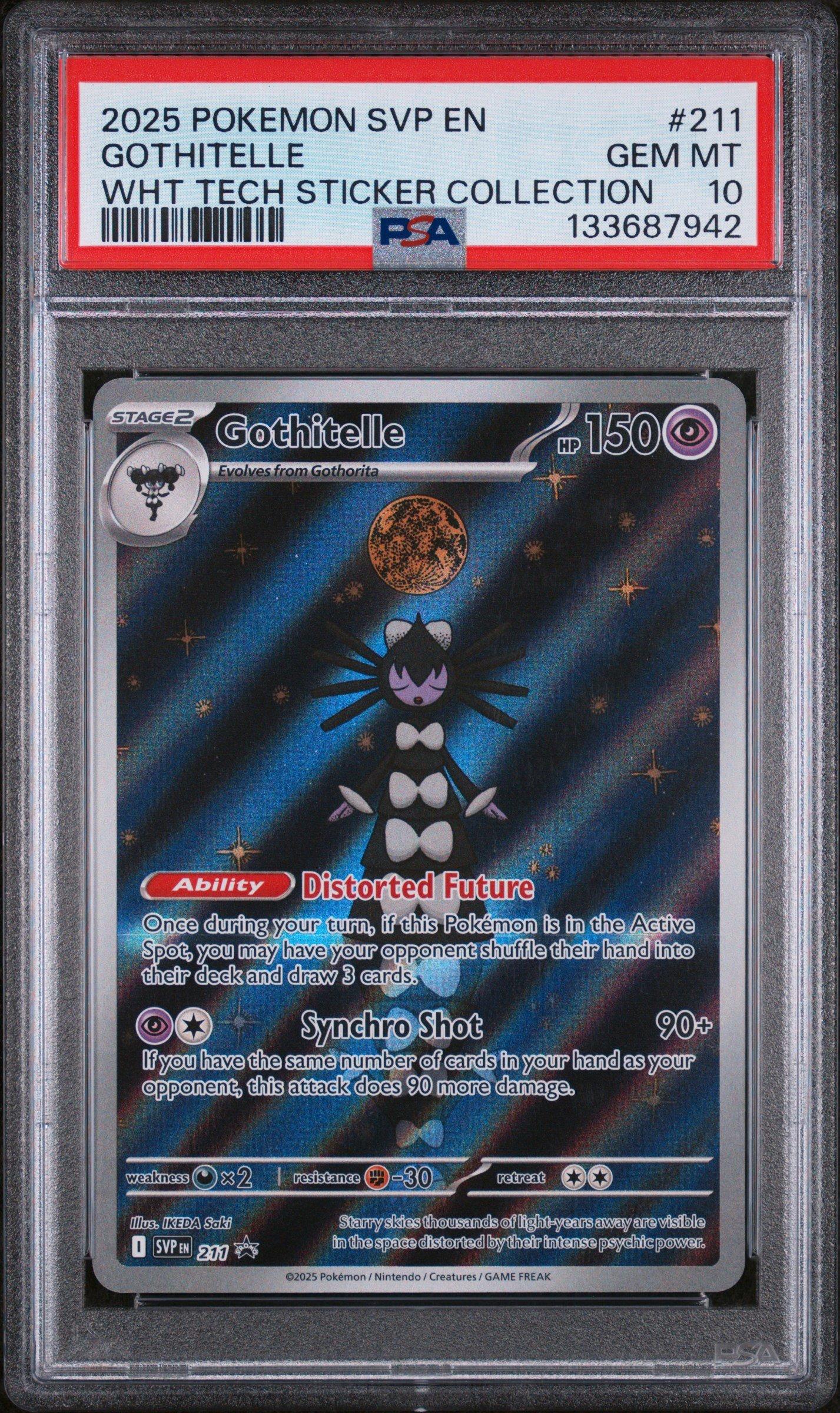 2025 Pokemon Svp En-sv Black Star Promo 211 Gothitelle White Flare