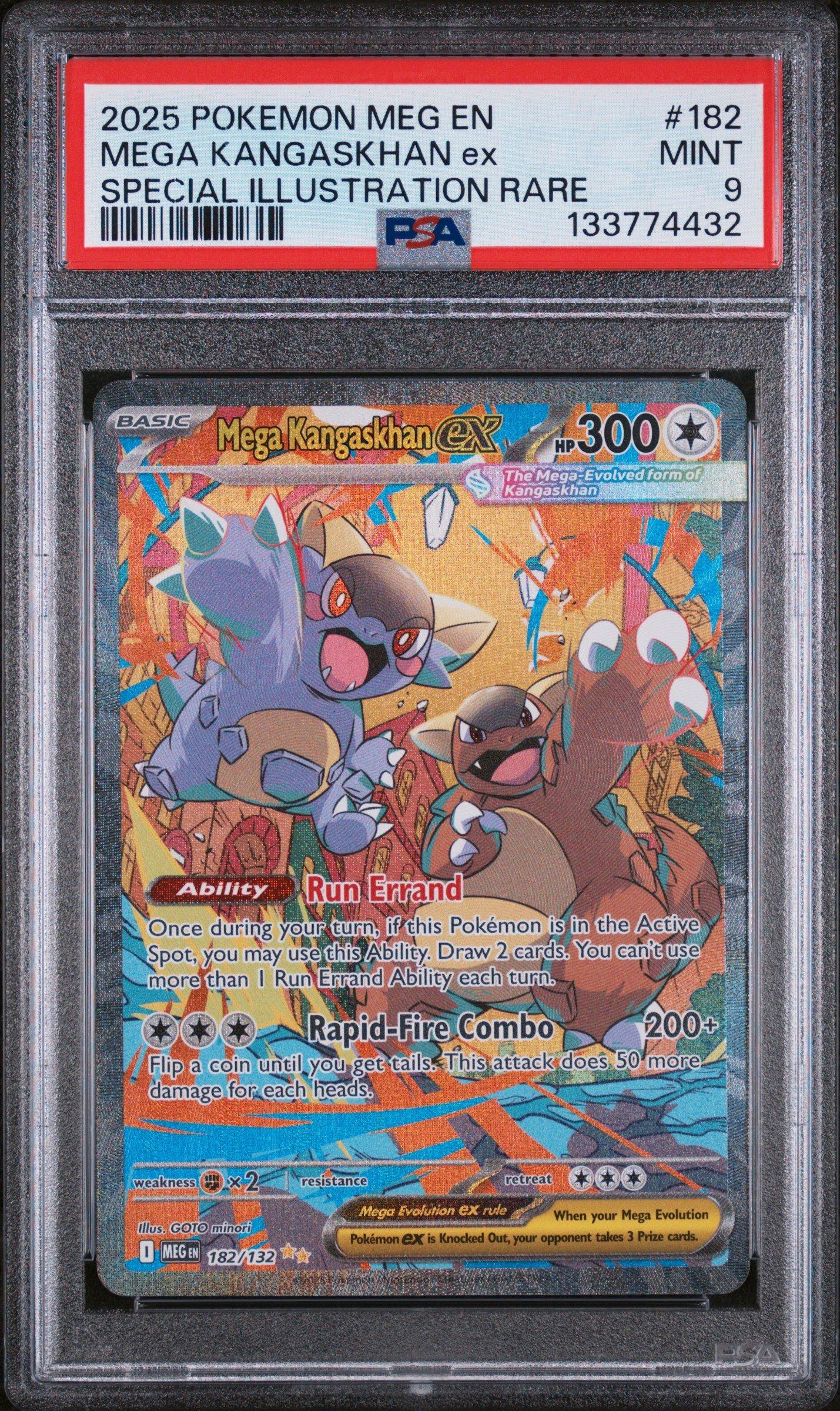 2025 Pokemon Meg En-mega Evolution 182 Mega Kangaskhan Ex Special