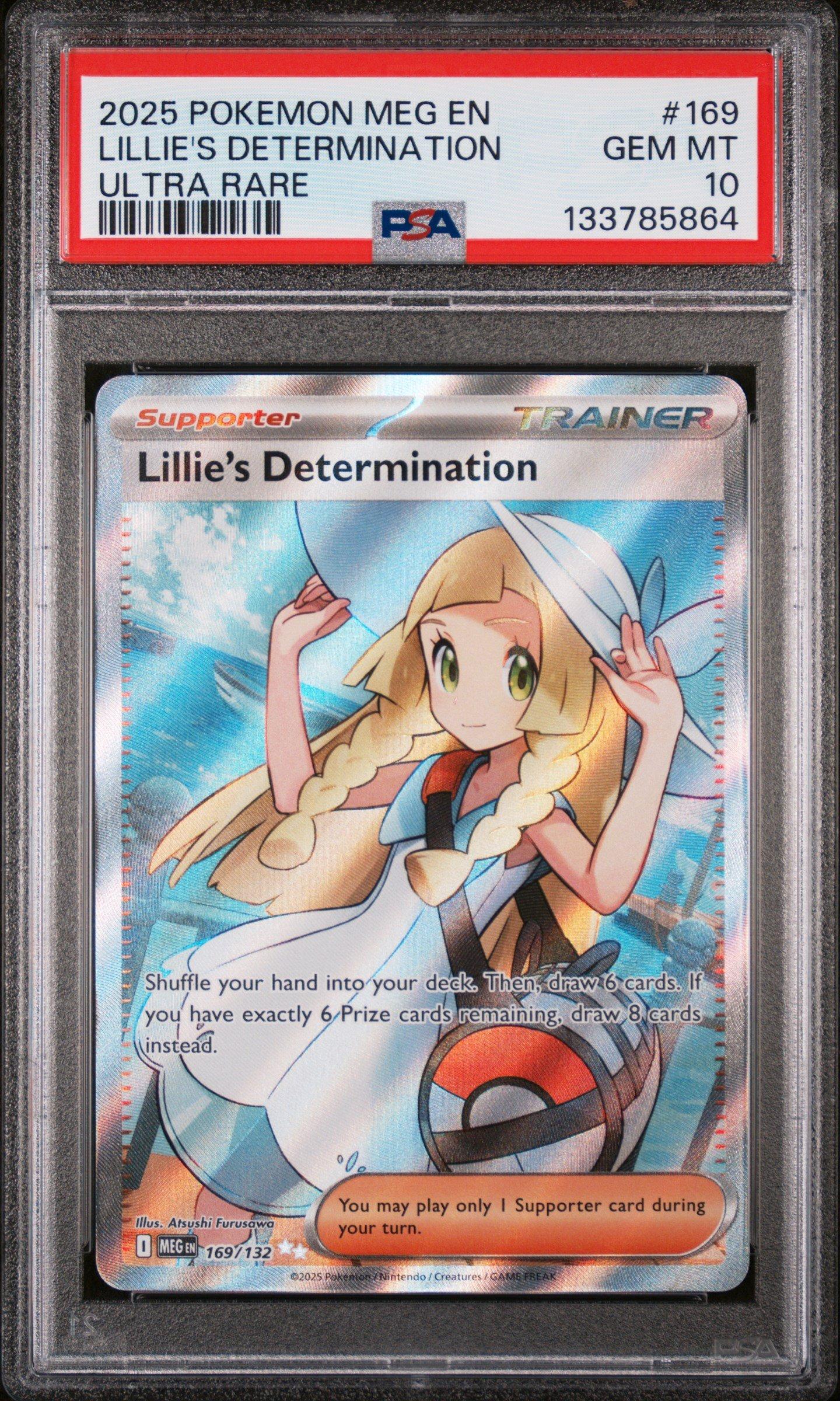 2025 Pokemon Meg En-mega Evolution 169 Lillie's Determination