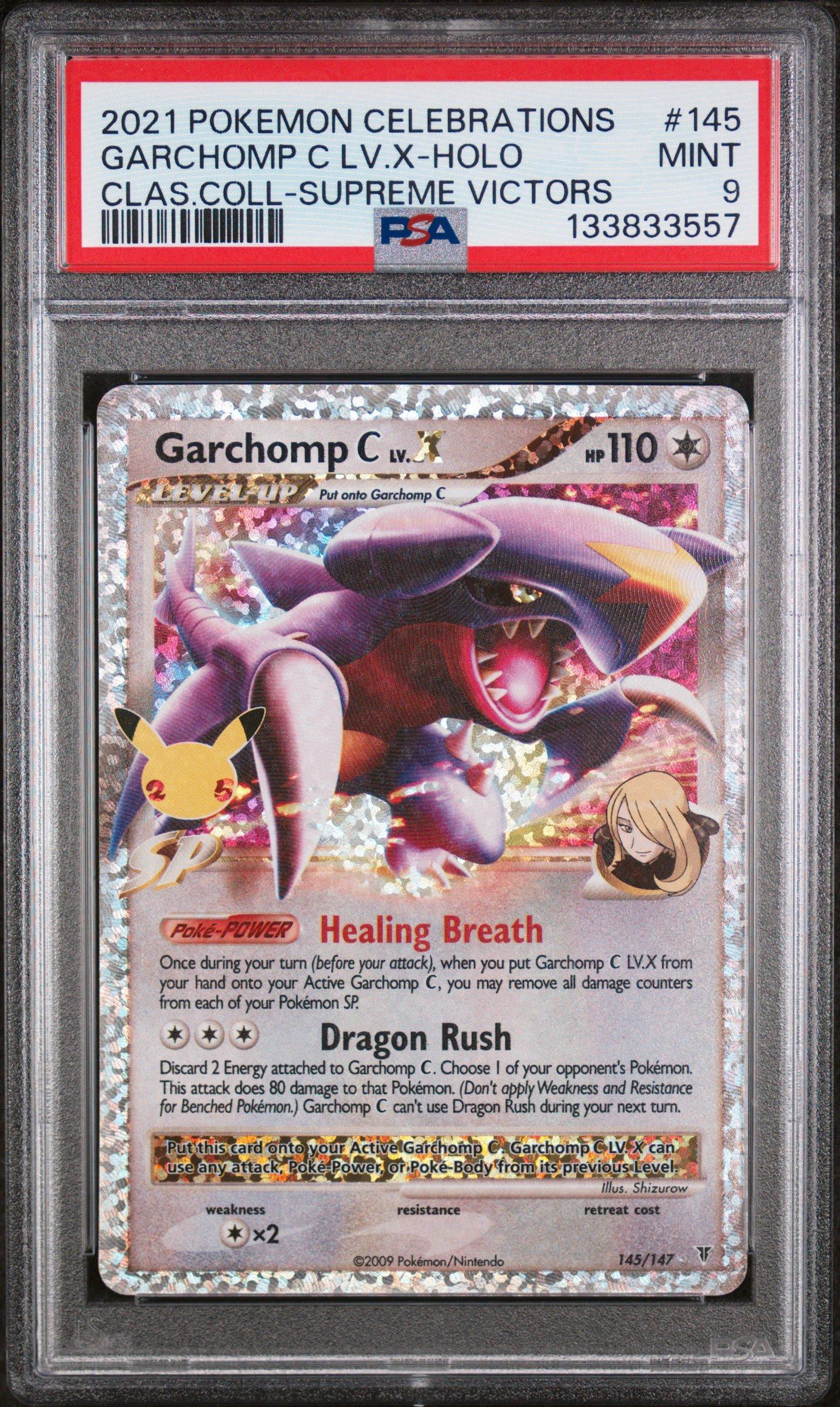 2021 Pokemon Celebrations Classic Collection 145 Garchomp C Lv.x