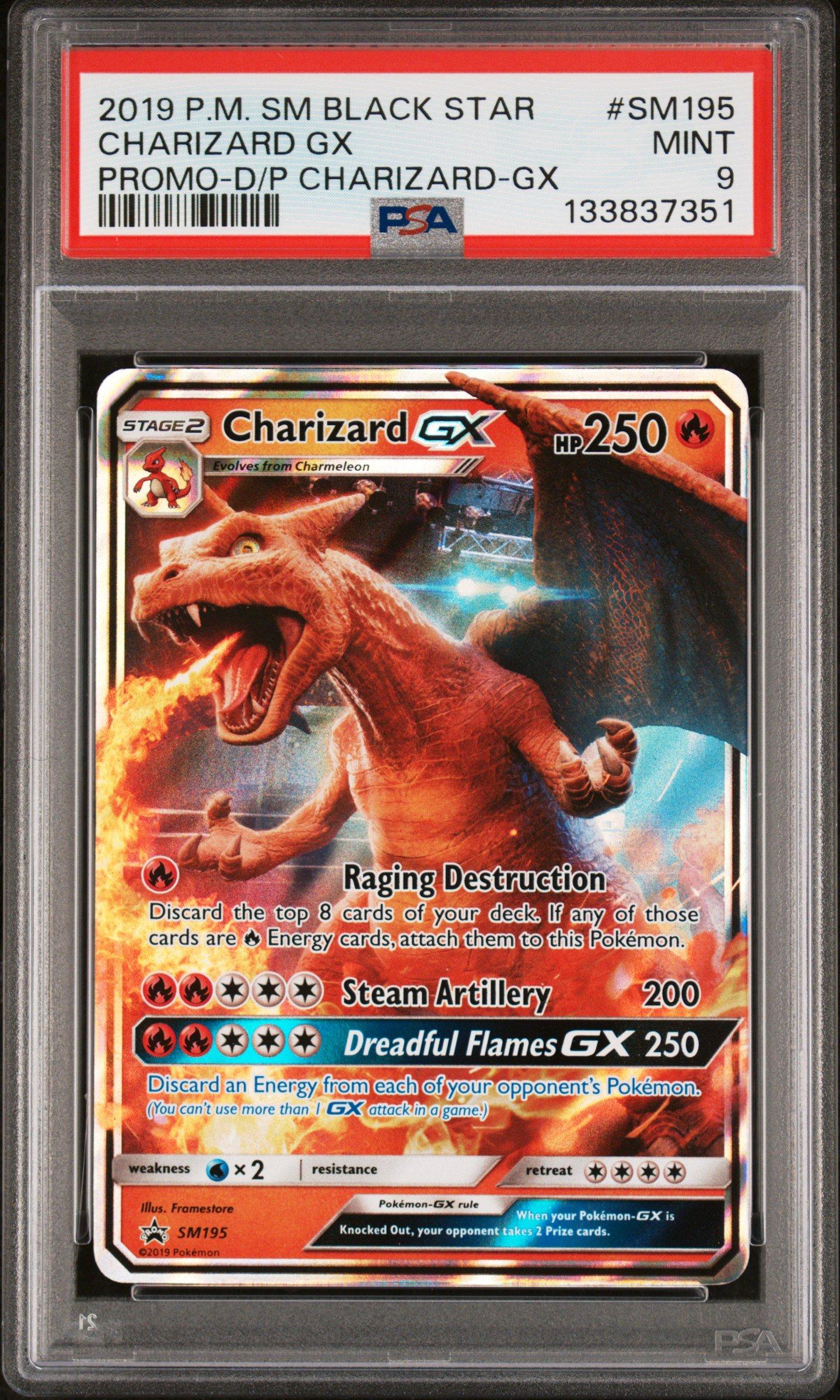 2019 Pokemon Sm Black Star Promo Sm195 Charizard Gx Detective Pikachu  Charizard-gx PSA 9 Graded Card | GameStop