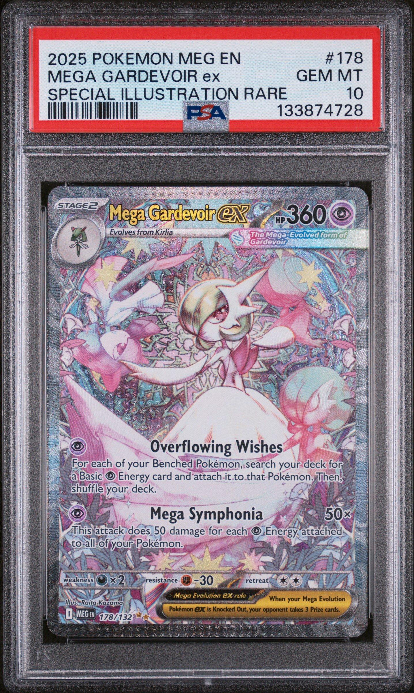2025 Pokemon Meg En-mega Evolution 178 Mega Gardevoir Ex Special