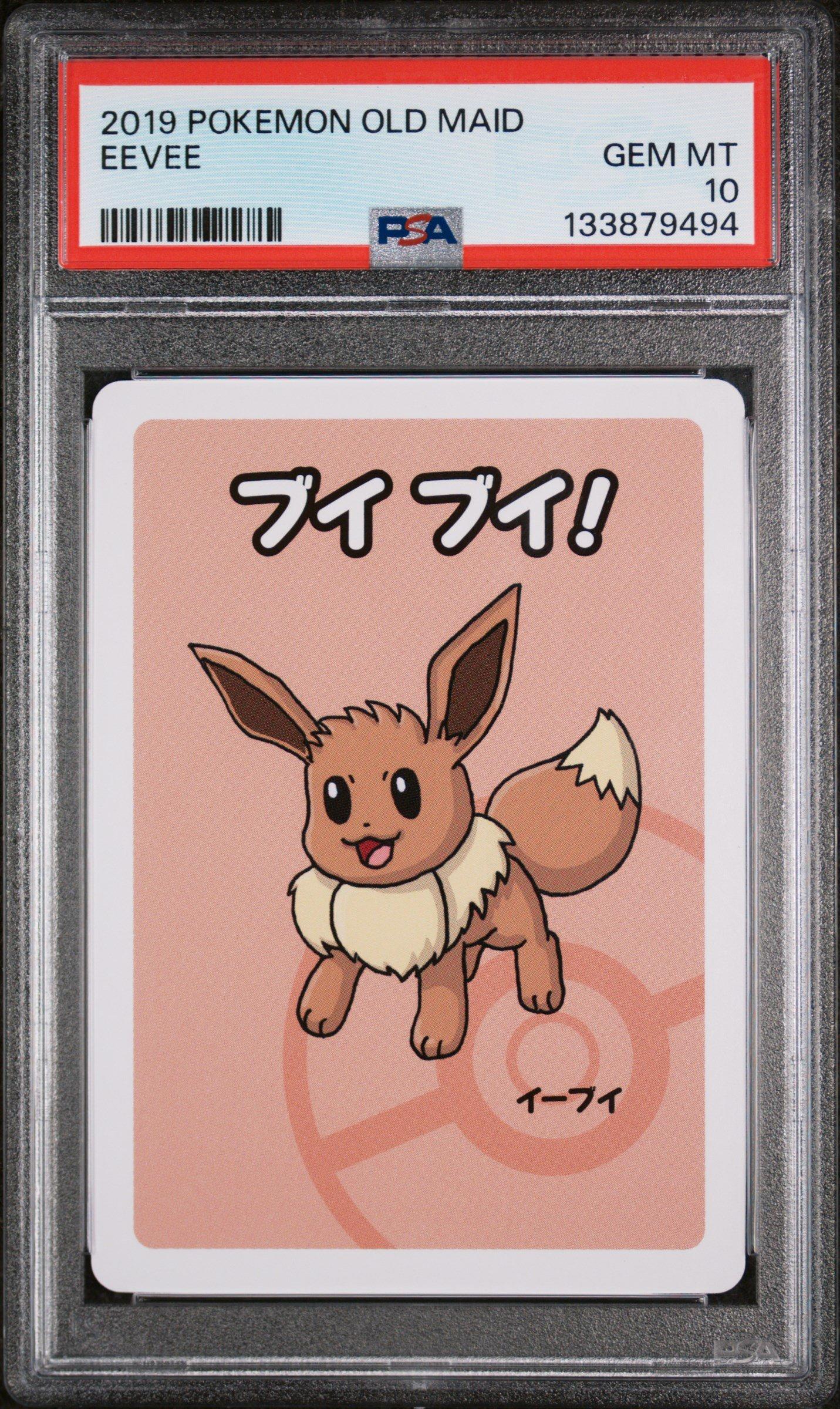 2019 Pokemon Old Maid Eevee PSA 10 Graded Card | GameStop
