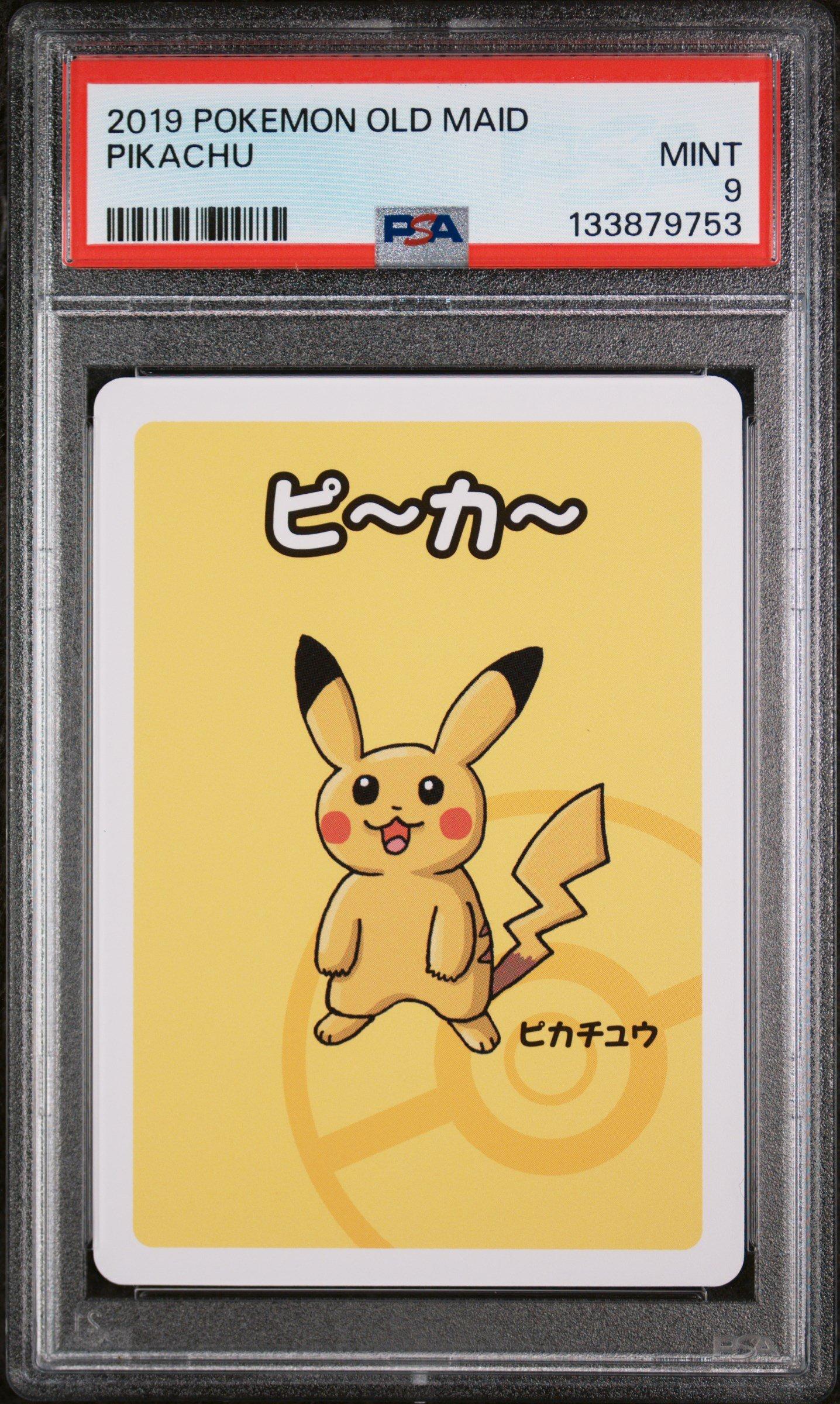 2019 Pokemon Old Maid Pikachu PSA 9 Graded Card | GameStop