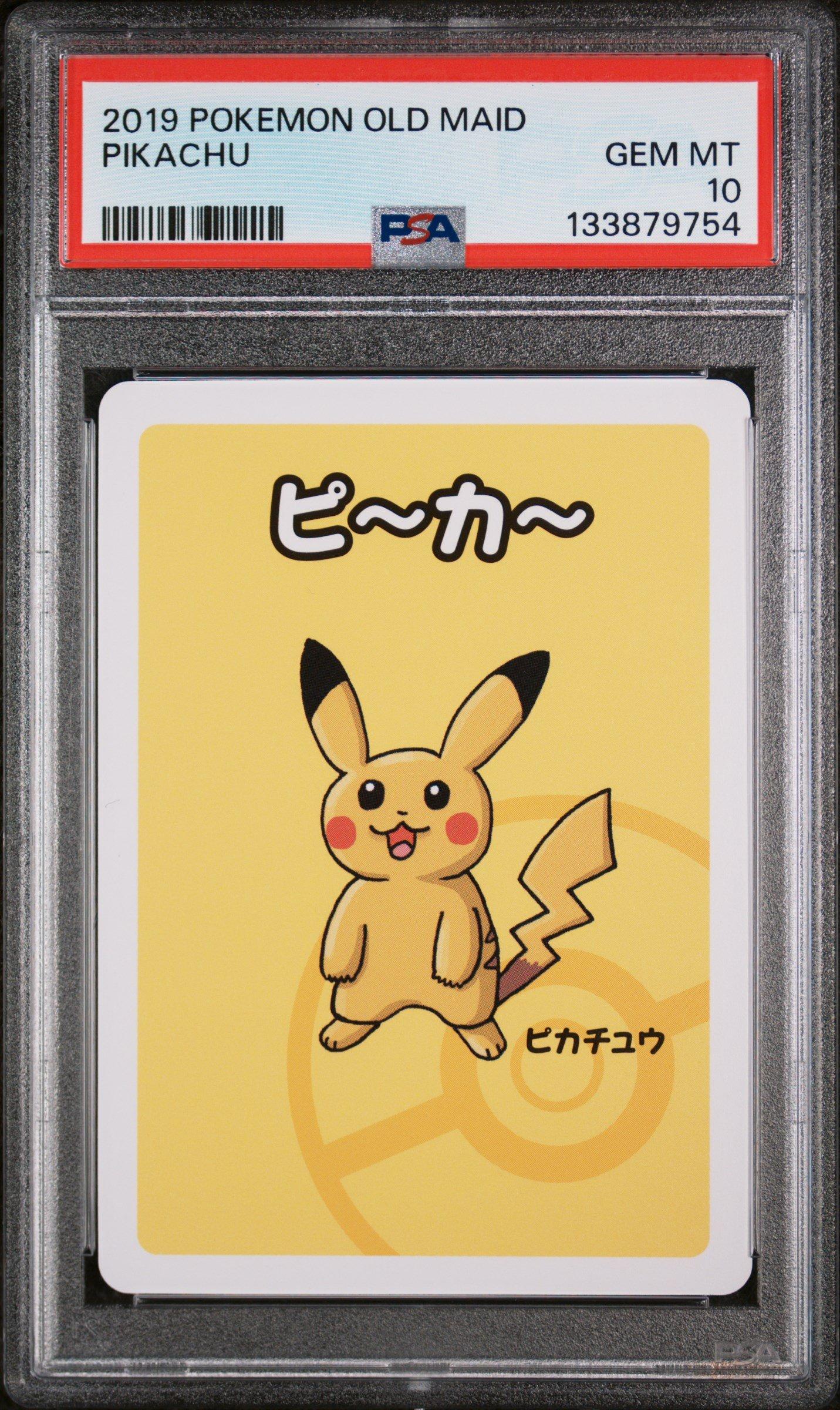 2019 Pokemon Old Maid Pikachu PSA 10 Graded Card | GameStop