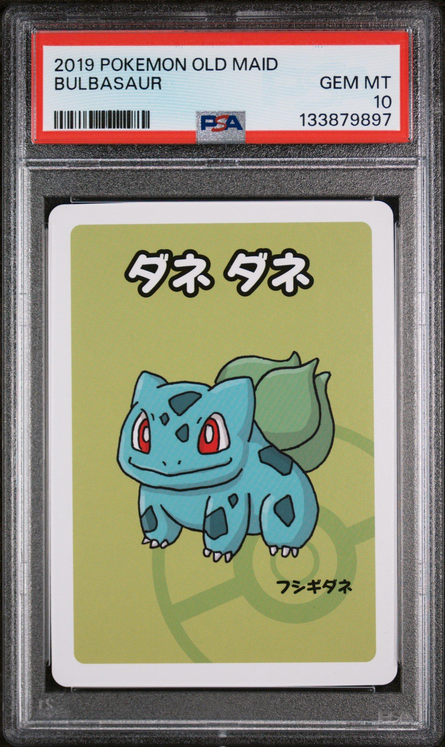 2019 Pokemon Old Maid Bulbasaur PSA 10 Graded Card | GameStop