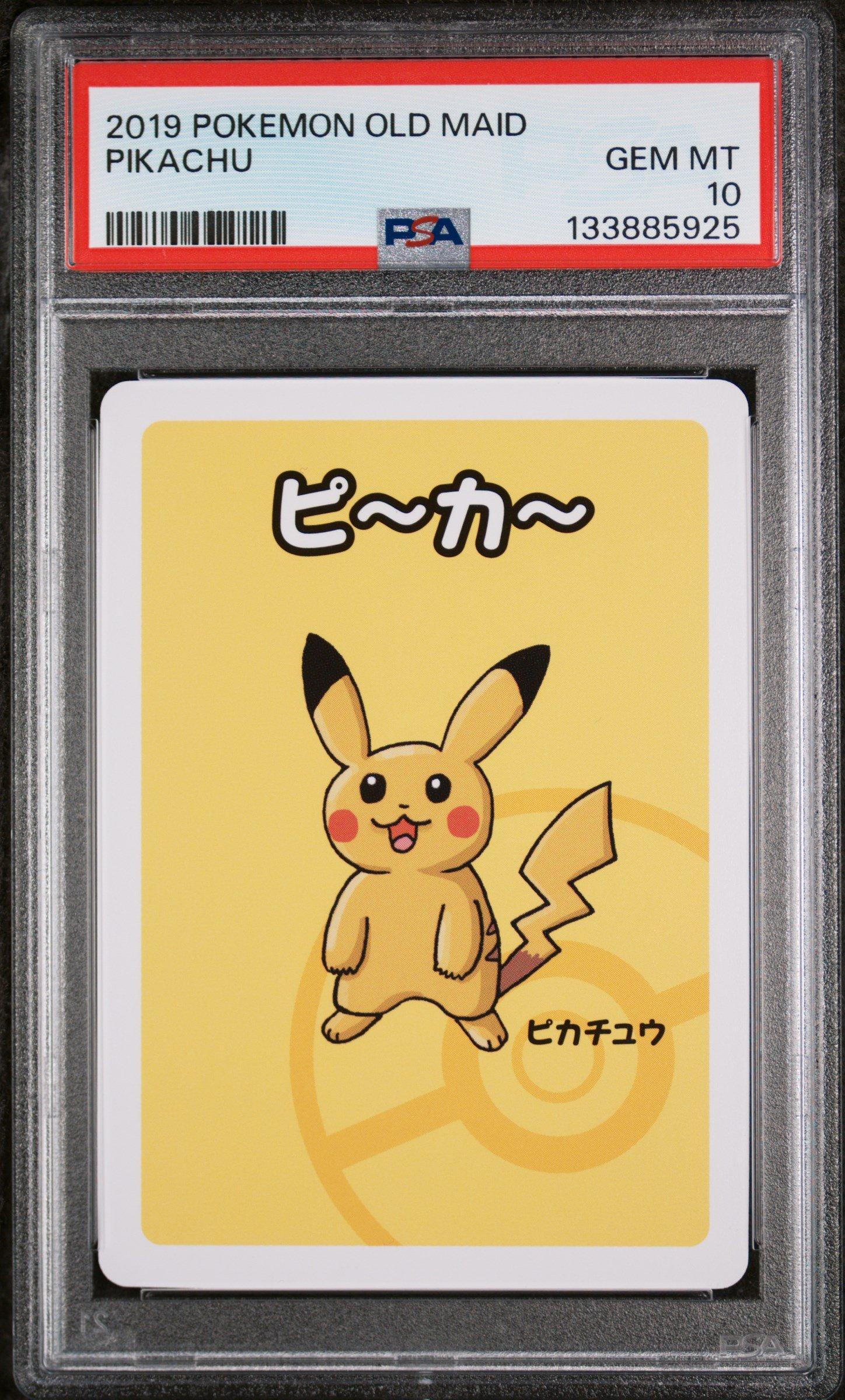 2019 Pokemon Old Maid Pikachu PSA 10 Graded Card | GameStop