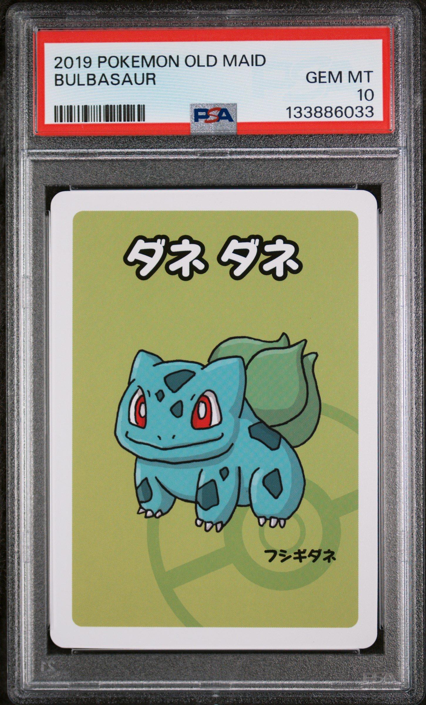 2019 Pokemon Old Maid Bulbasaur PSA 10 Graded Card | GameStop