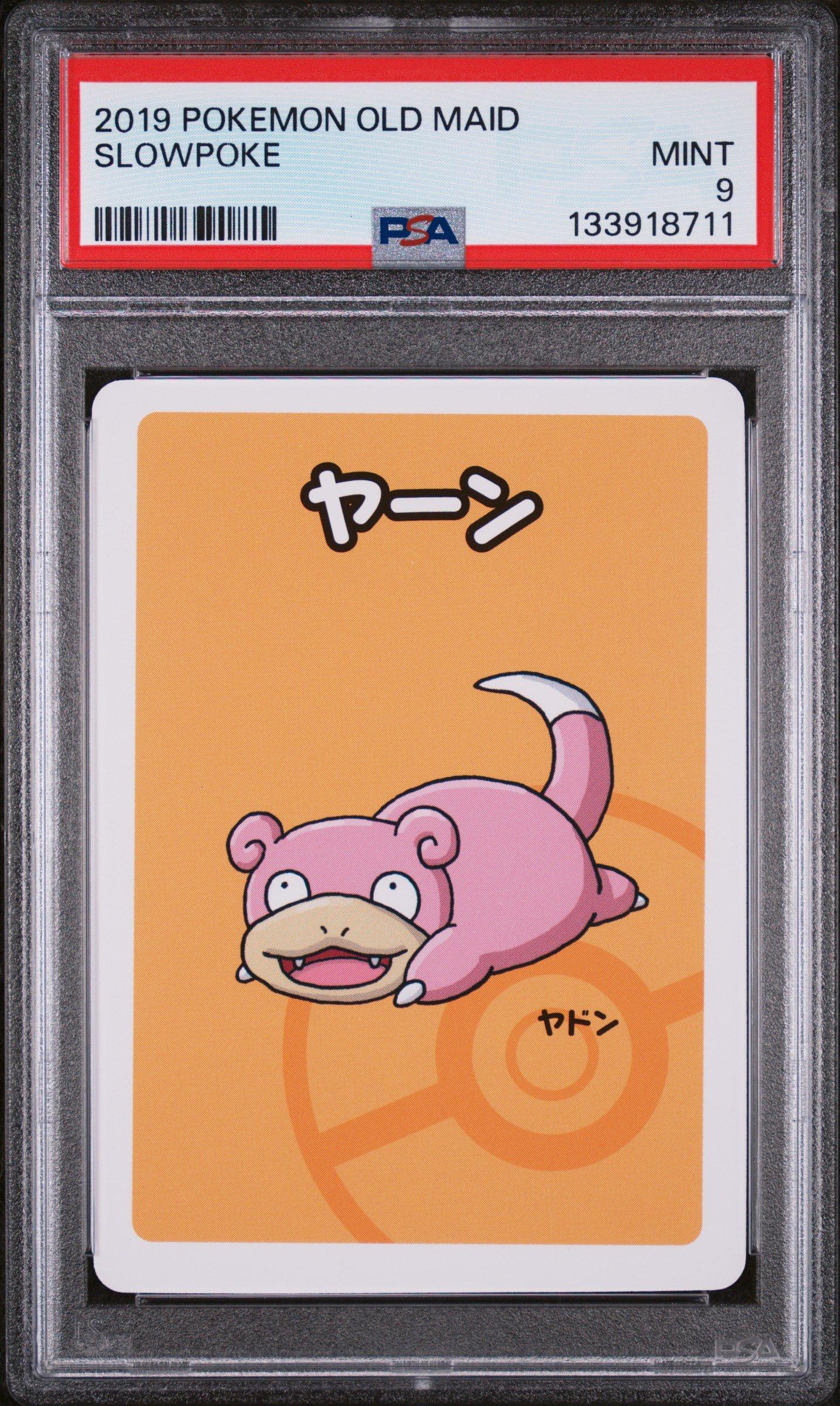 2019 Pokemon Old Maid Slowpoke PSA 9 Graded Card | GameStop