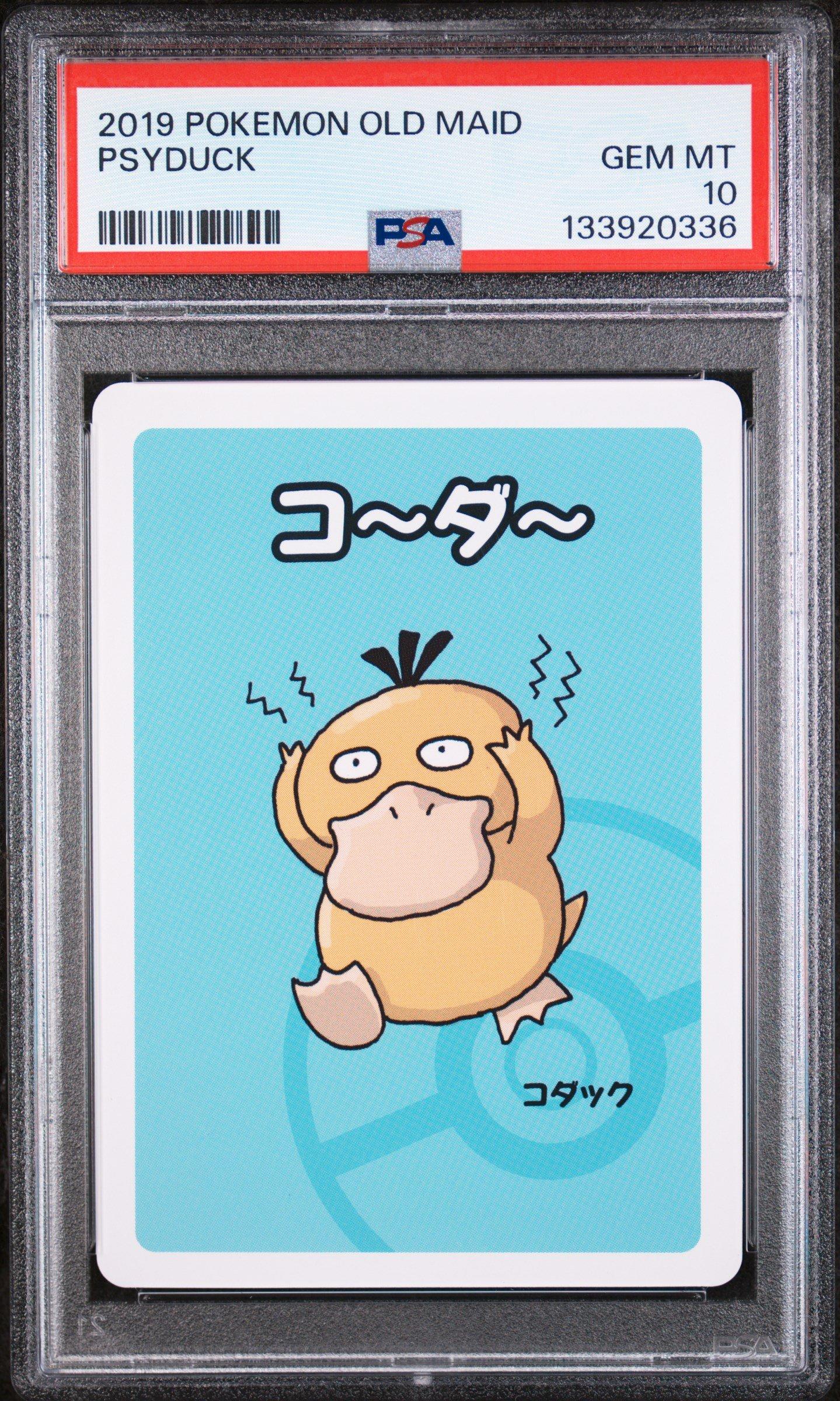 2019 Pokemon Old Maid Psyduck PSA 10 Graded Card | GameStop