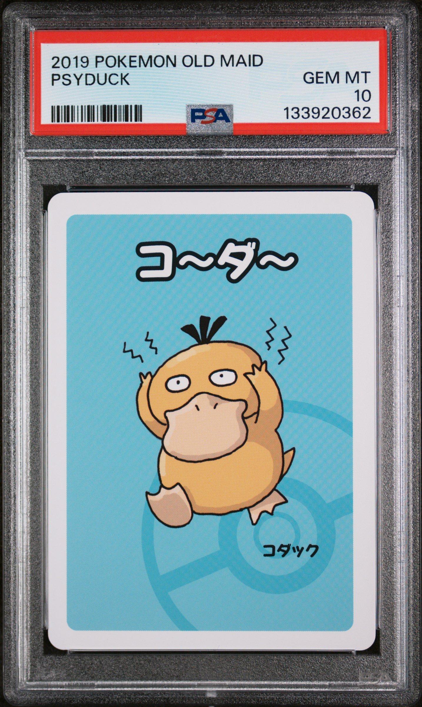2019 Pokemon Old Maid Psyduck PSA 10 Graded Card | GameStop