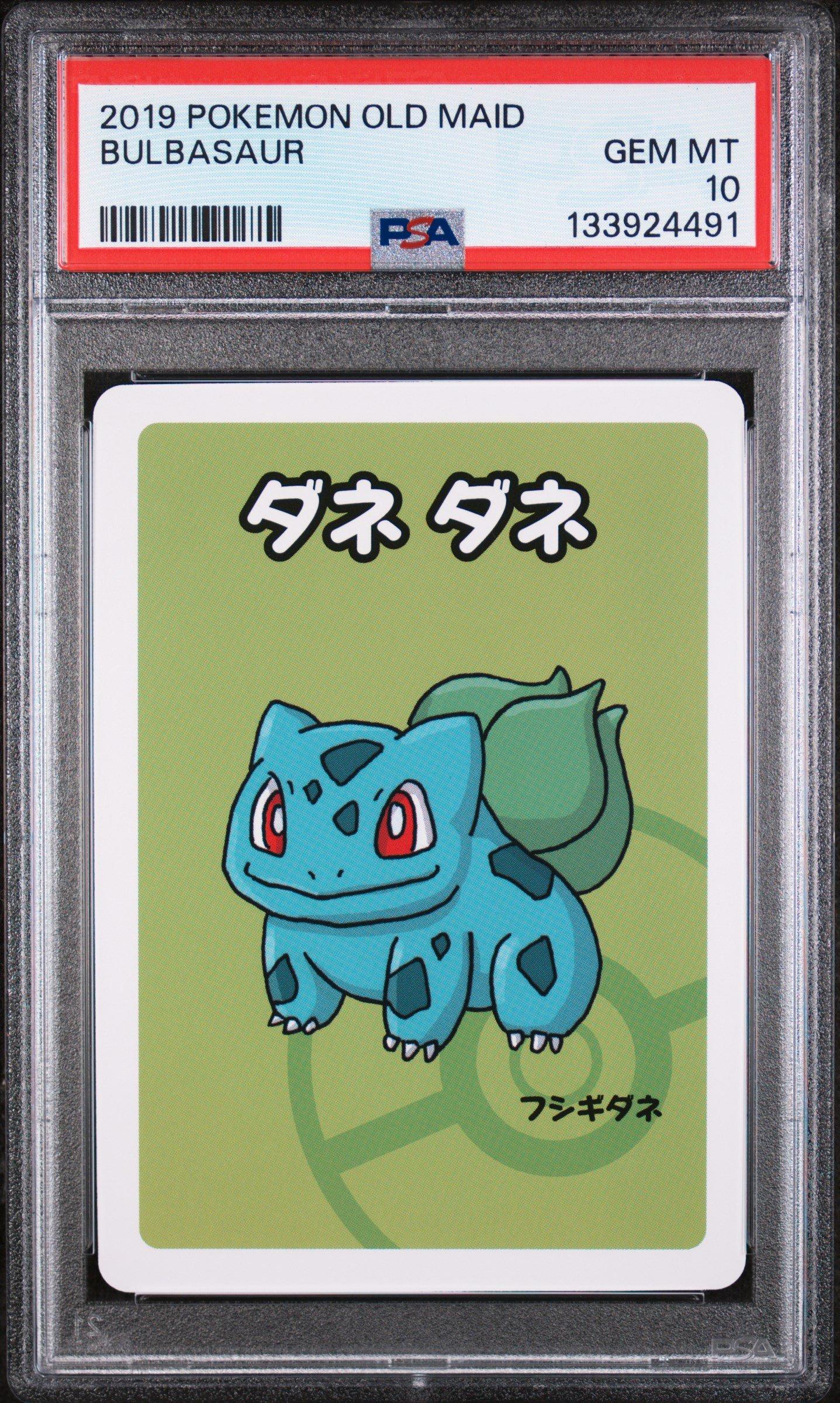 2019 Pokemon Old Maid Bulbasaur PSA 10 Graded Card | GameStop