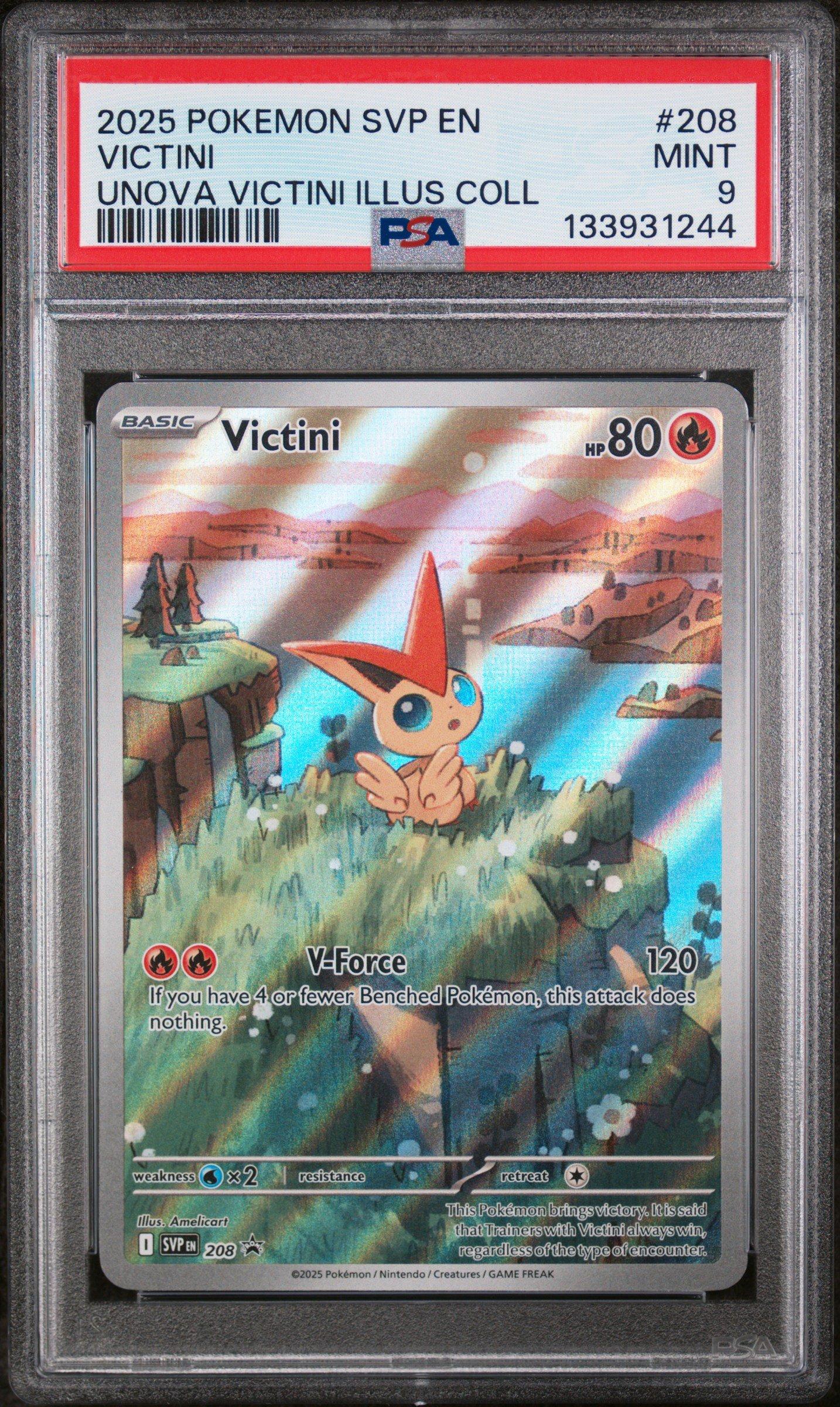 【PSA10】2025年 ポケモンカード Victini BWRイベント賞品 VICTINI BWR 288/SV-P COMPETITION TOP PRIZE 2025 POKEMON CARD PSA