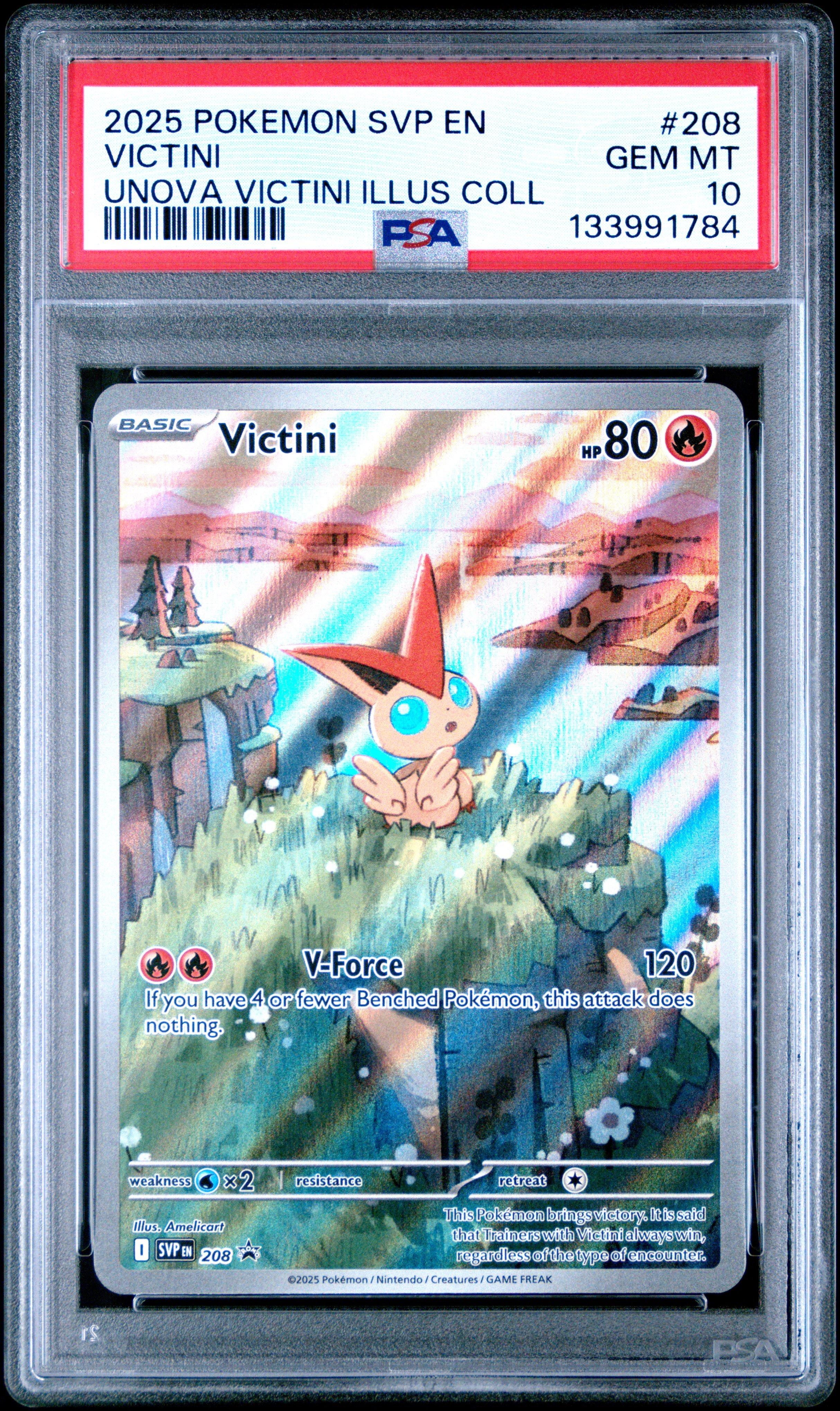 2025 Pokemon Svp En-sv Black Star Promo 208 Victini Unova Victini