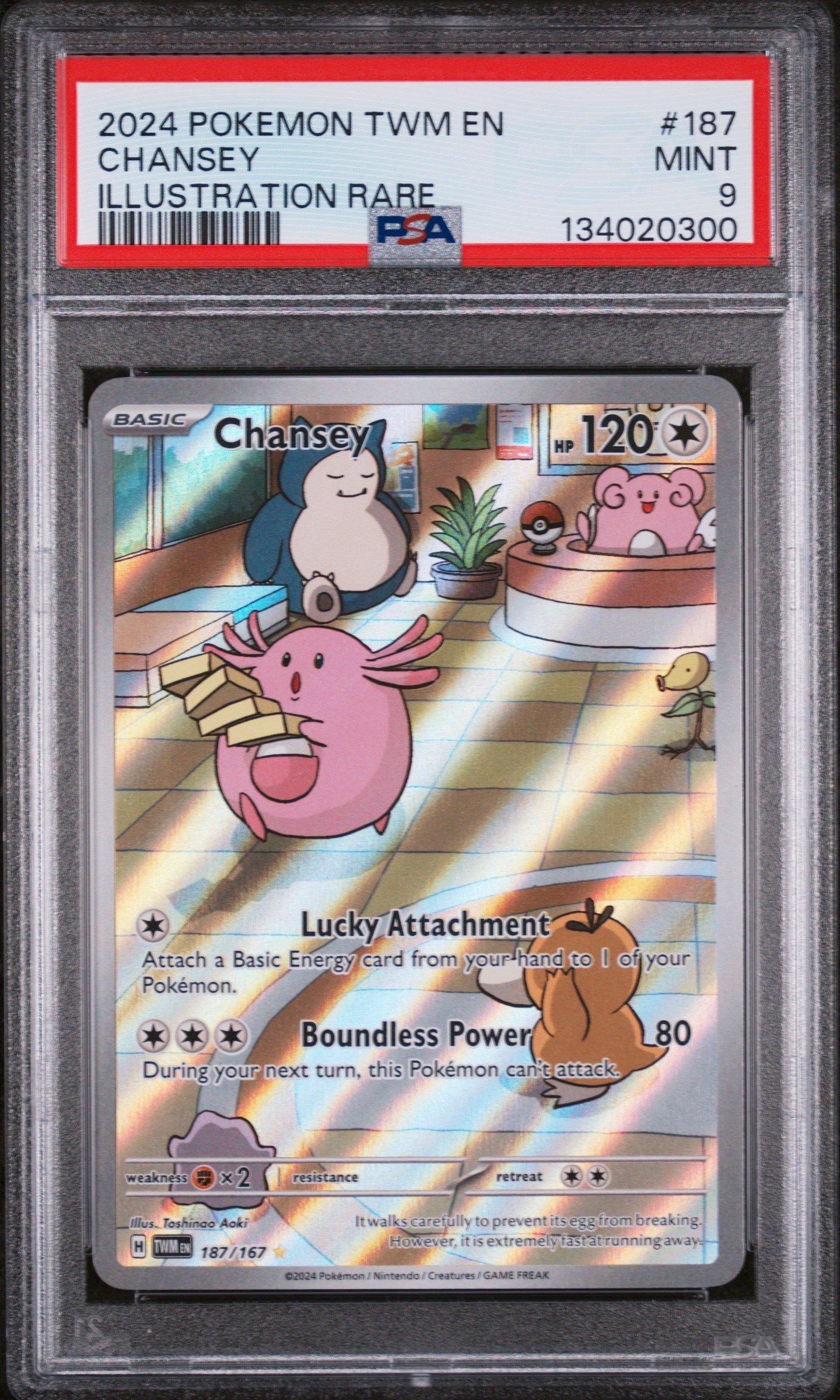 2024 Pokemon Twm En-twilight Masquerade 187 Chansey Illustration