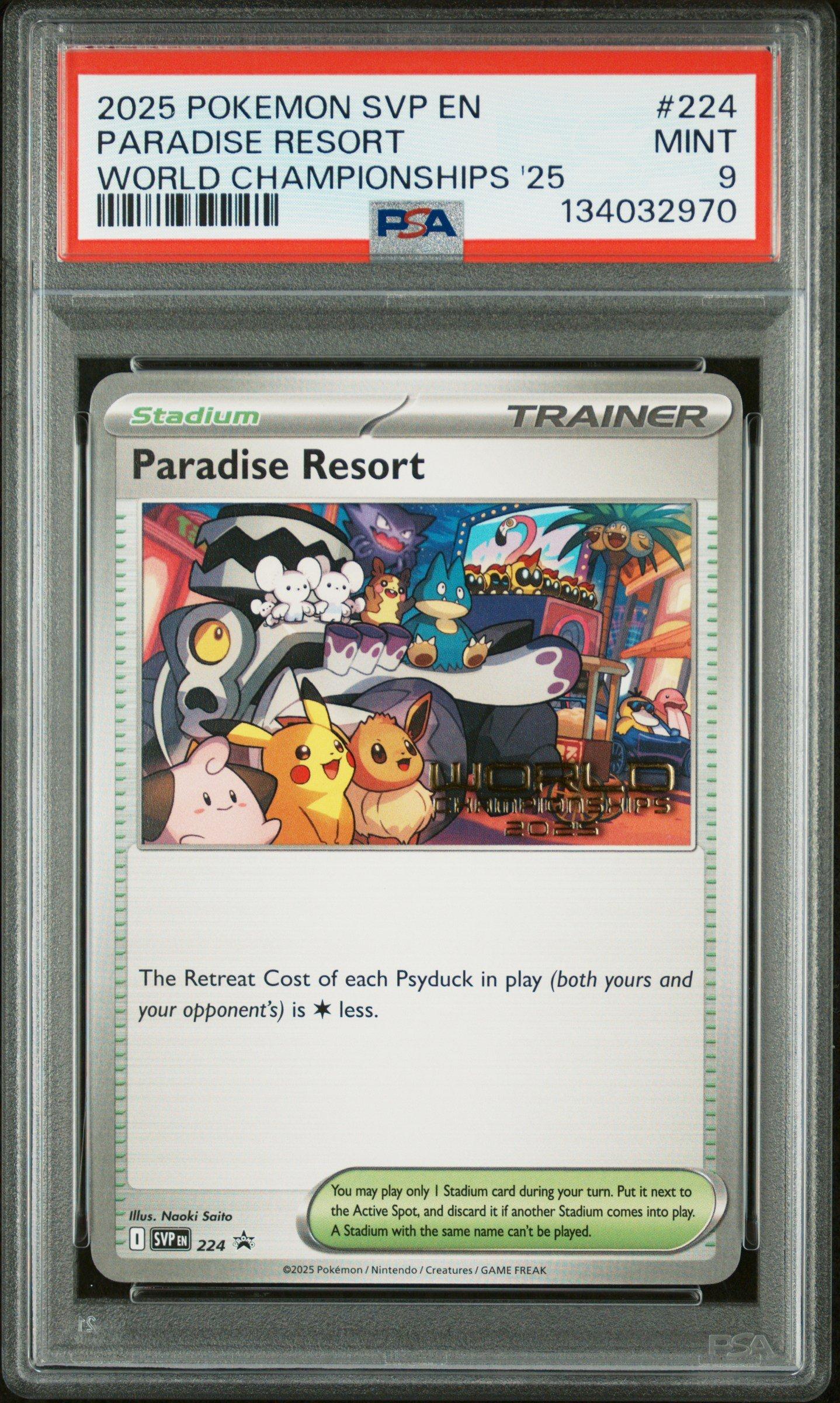 2025 Pokemon Svp En-sv Black Star Promo 224 Paradise Resort World