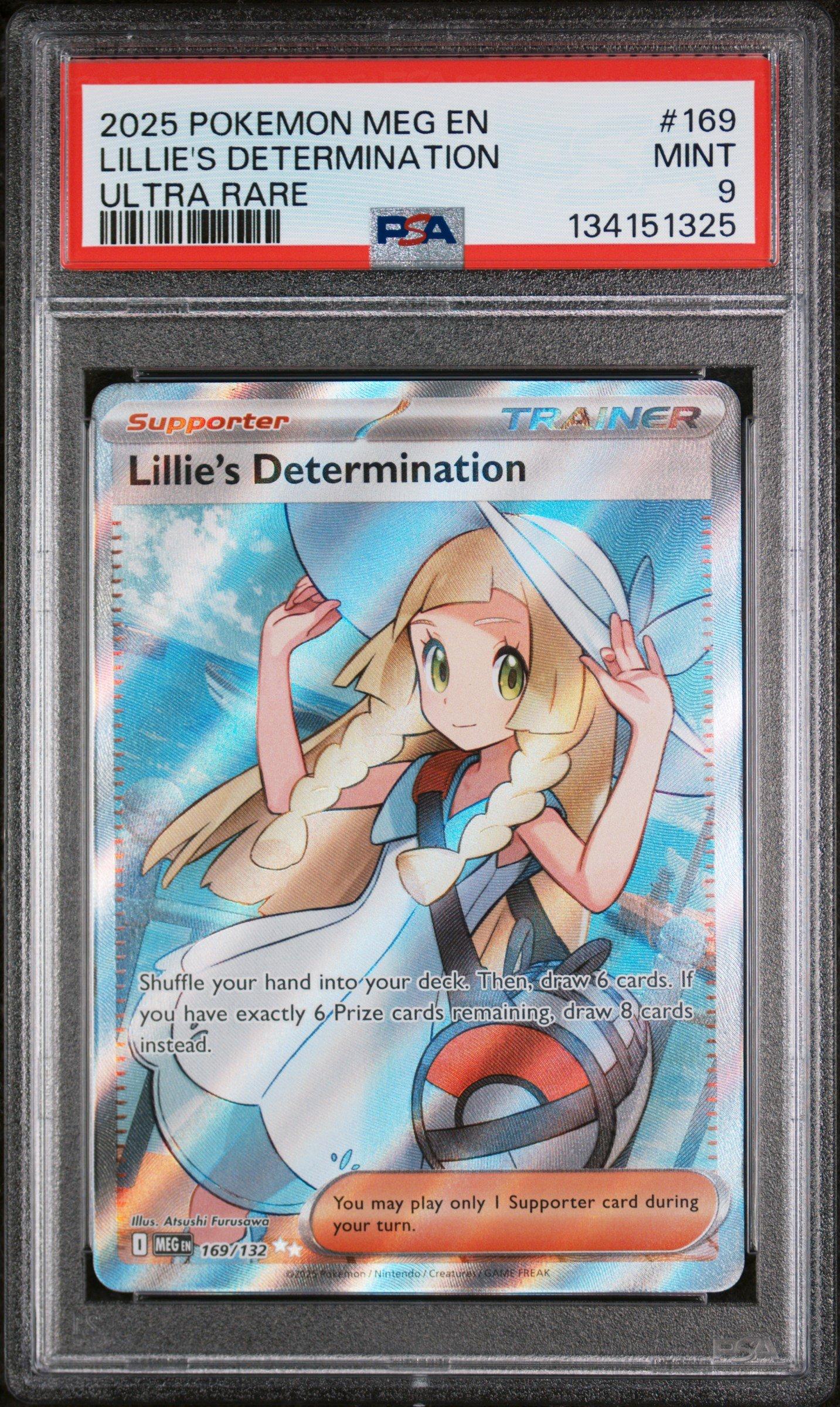 2025 Pokemon Meg En-mega Evolution 169 Lillie's Determination