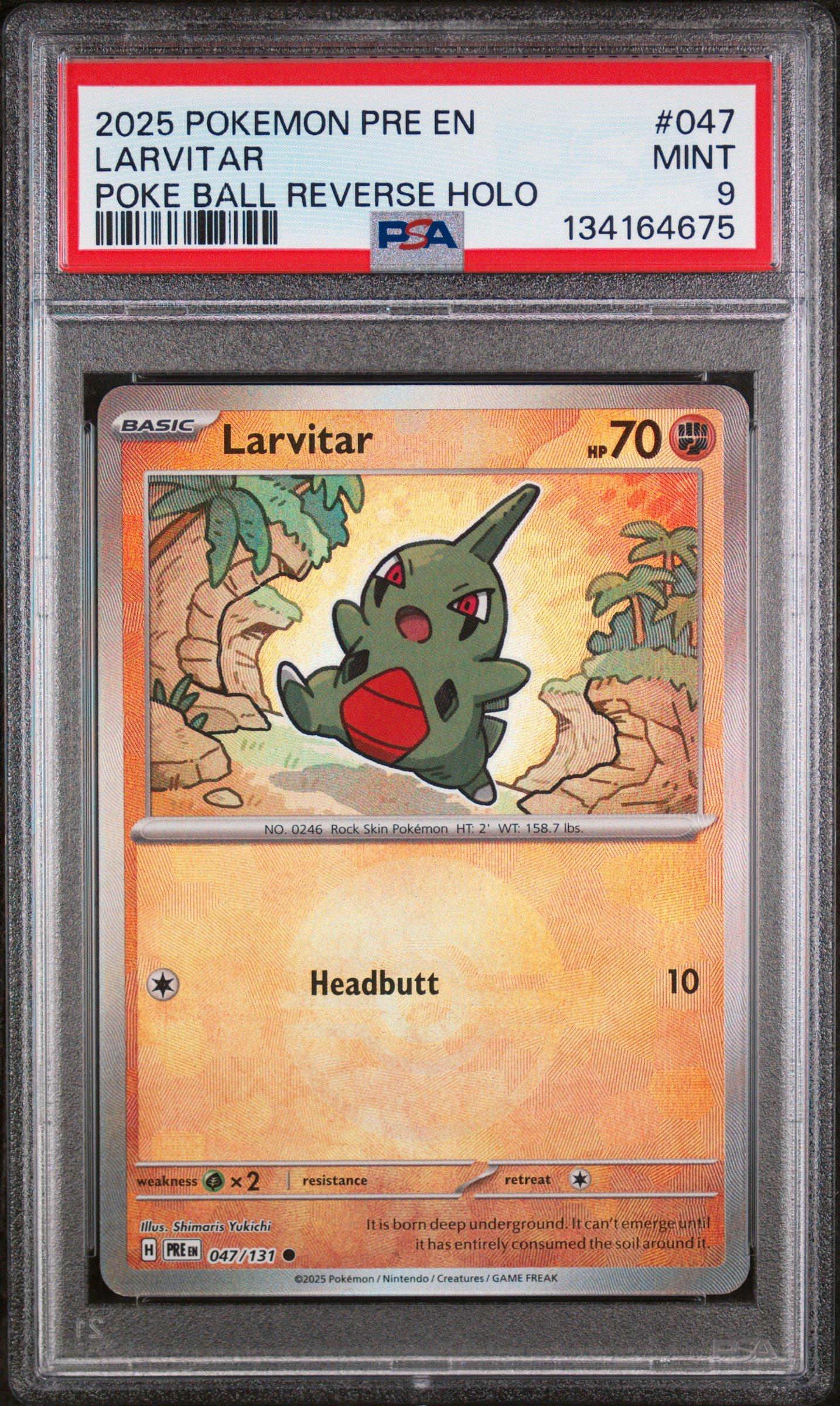 larvitar pokemon card Larvitar (74/168)