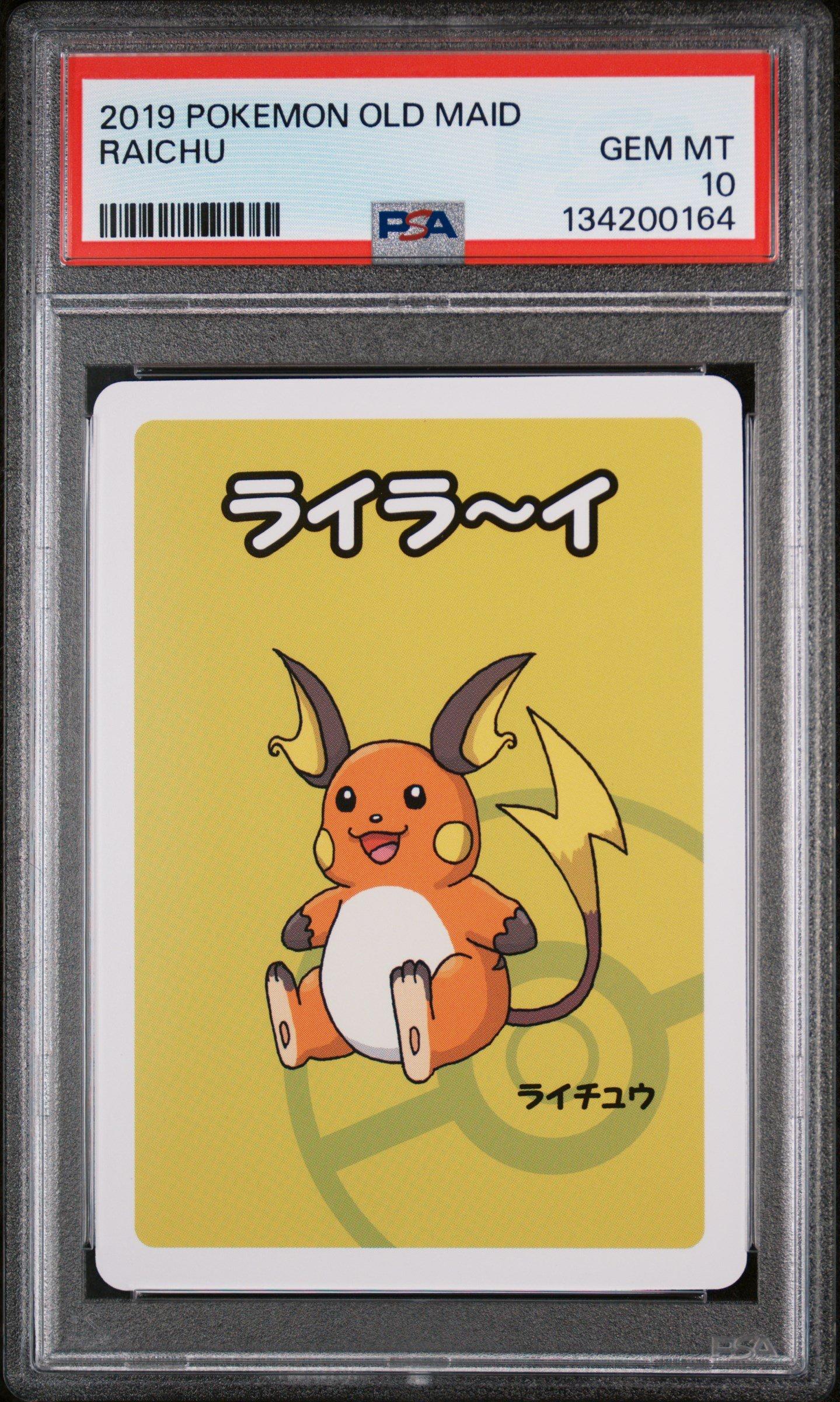 2019 Pokemon Old Maid Raichu PSA 10 Graded Card | GameStop