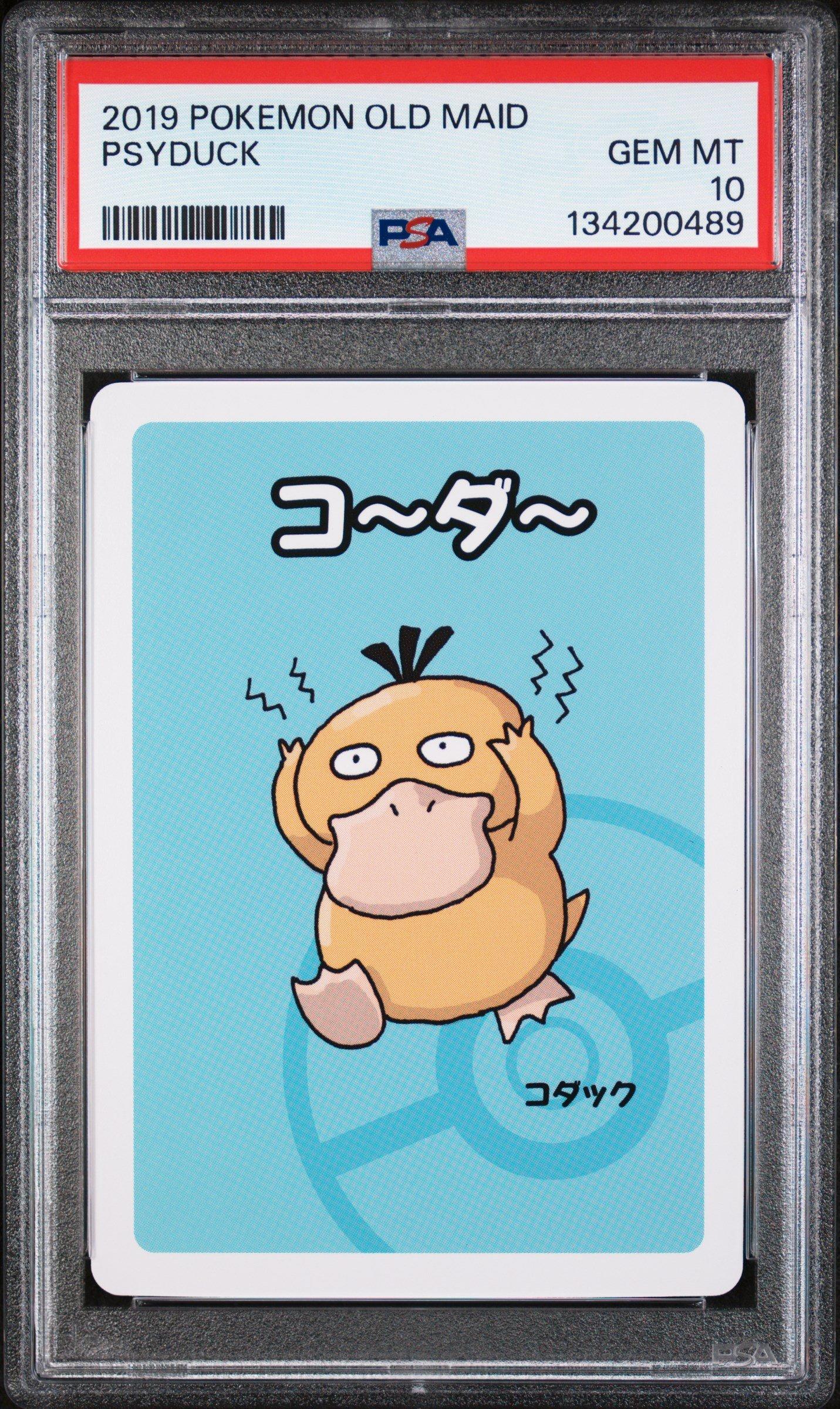 2019 Pokemon Old Maid Psyduck PSA 10 Graded Card | GameStop