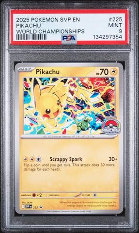 2025 Pokemon Svp En-sv Black Star Promo 225 Pikachu World