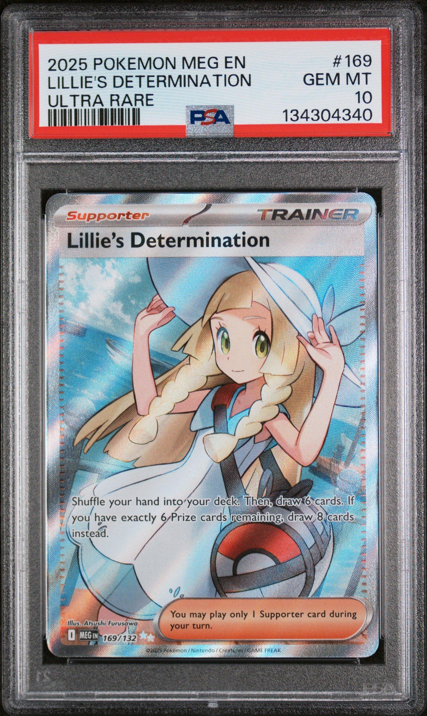 2025 Pokemon Meg En-mega Evolution 169 Lillie's Determination