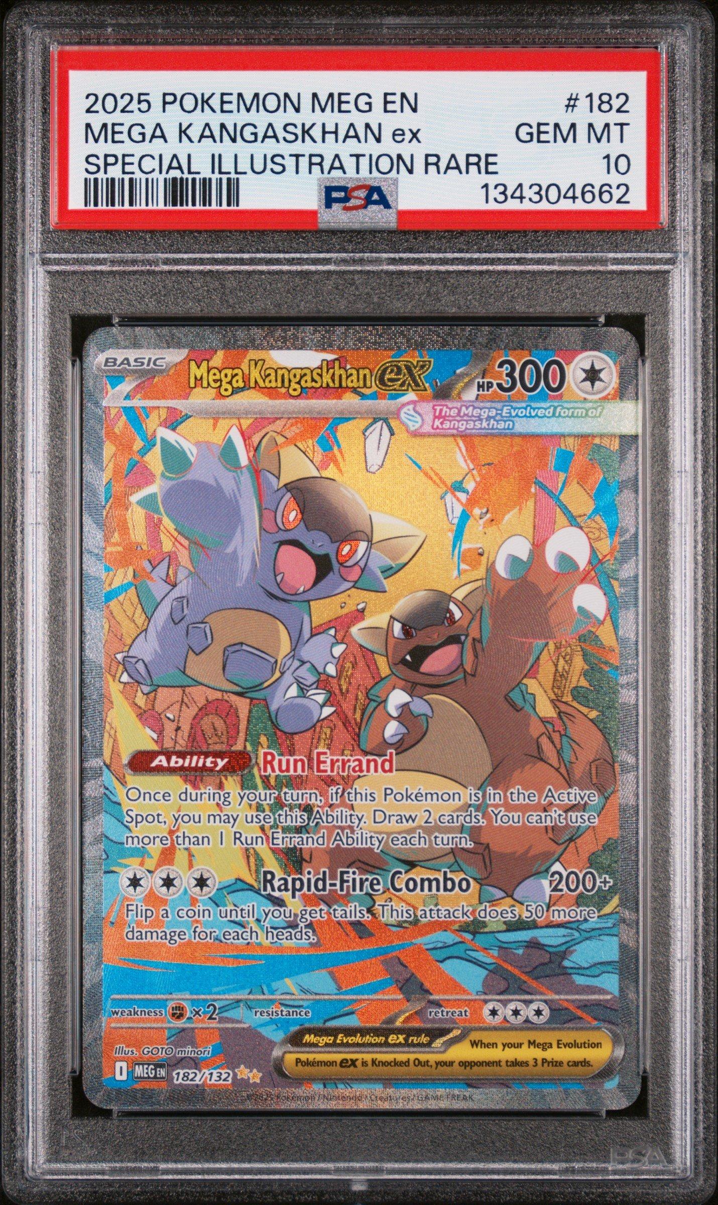 2025 Pokemon Meg En-mega Evolution 182 Mega Kangaskhan Ex Special