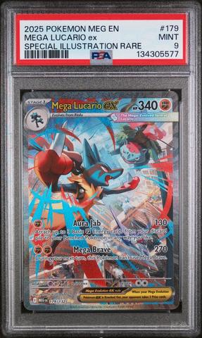 2025 Pokemon Meg En-mega Evolution 179 Mega Lucario Ex Special