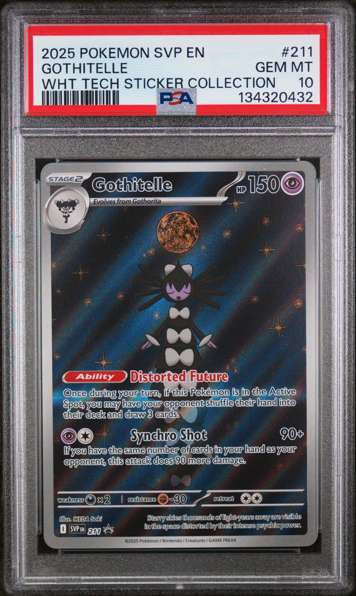 2025 Pokemon Svp En-sv Black Star Promo 211 Gothitelle White Flare