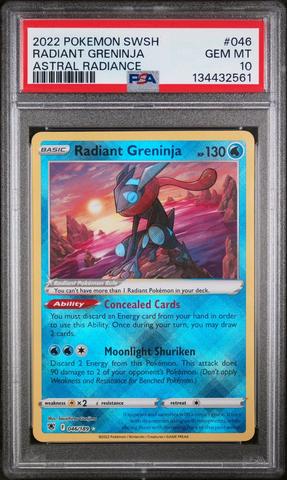 2022 Pokemon Sword & Shield Astral Radiance 046 Radiant Greninja