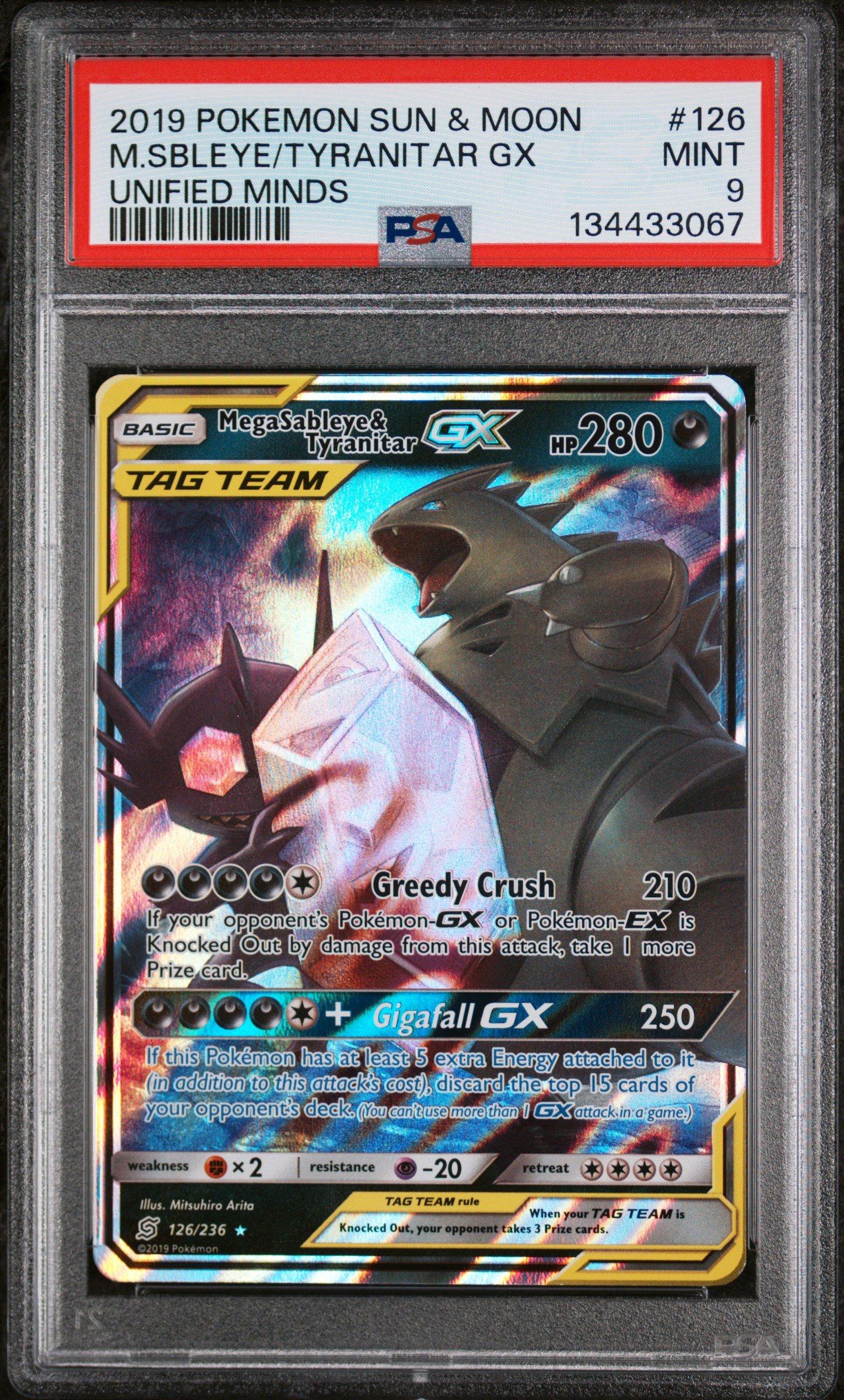 pokemon mega sableye card Mega Sableye & Tyranitar GX 226/236 Full Art Ultra Rare Pokemon Card N main image 0