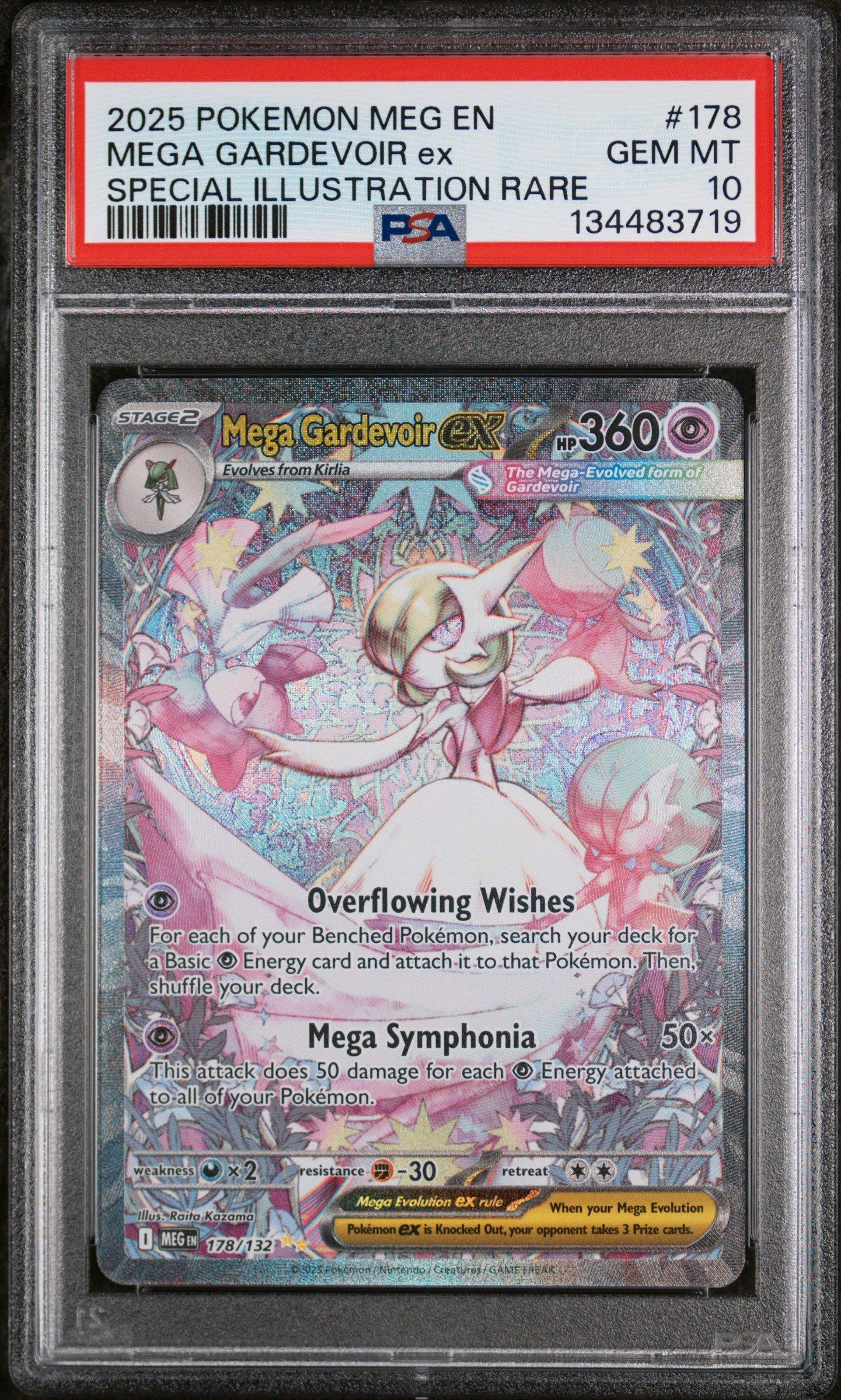 2025 Pokemon Meg En-mega Evolution 178 Mega Gardevoir Ex Special