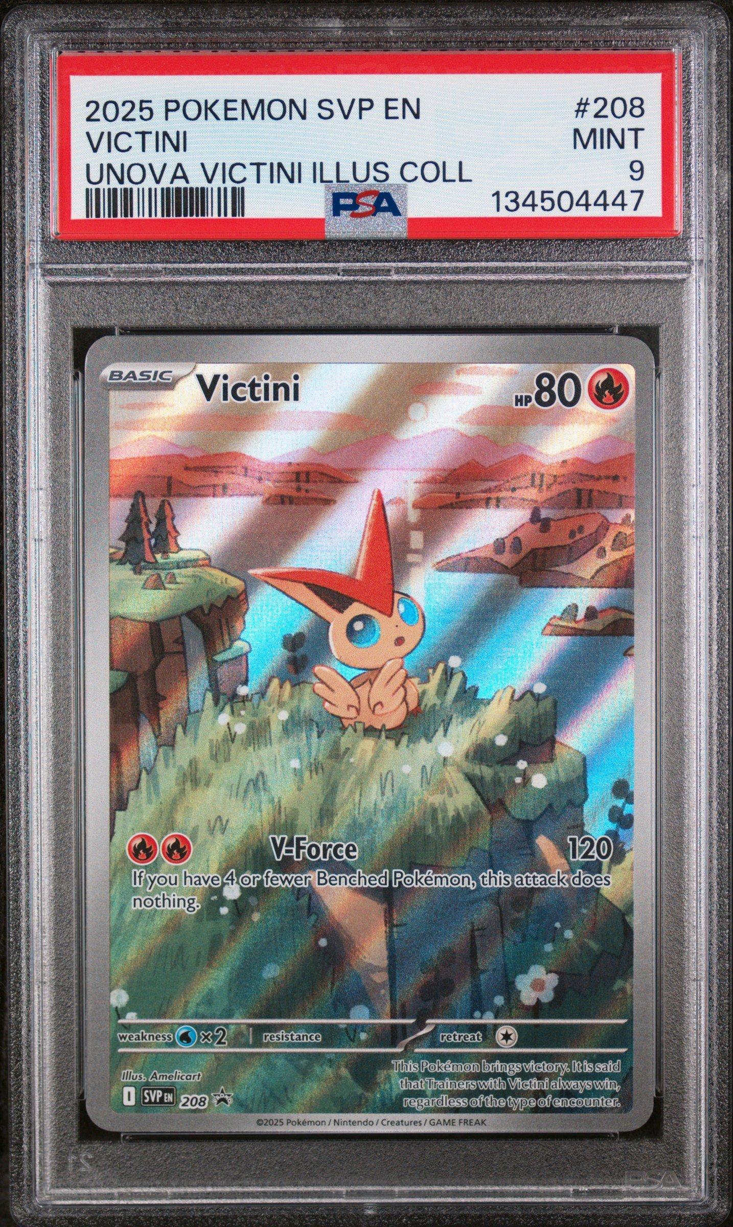 2025 Pokemon Svp En-sv Black Star Promo 208 Victini Unova Victini