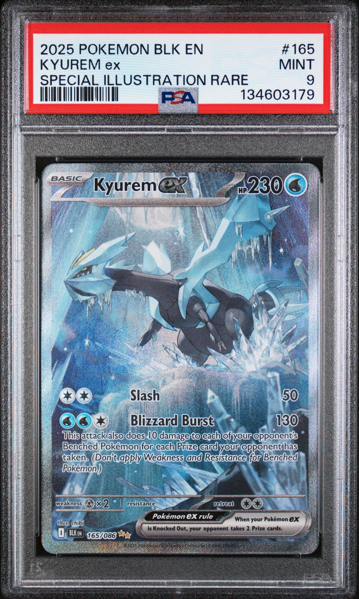 ポケモンカードゲーム 2025 KYUREM ex SPECIAL ART RARE #168 2025 Pokemon Blk En-black Bolt 165 Kyurem Ex Special Illustration
