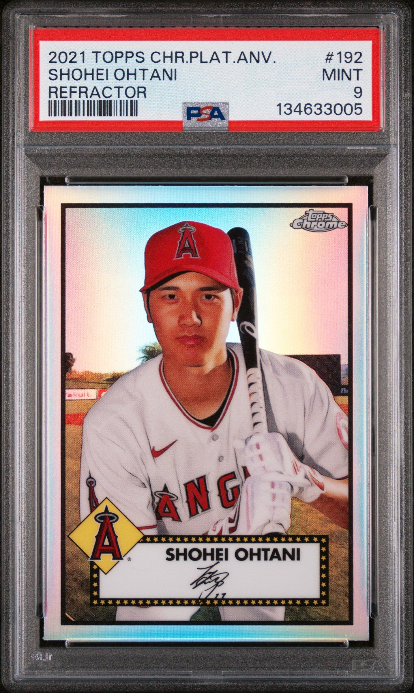 2021 Topps Chrome Platinum Anniversary 192 Shohei Ohtani Refractor