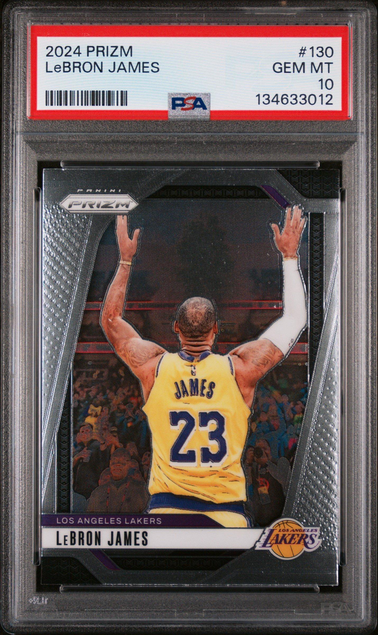 2024 Panini Prizm 130 Lebron James PSA 10 Graded Card | GameStop