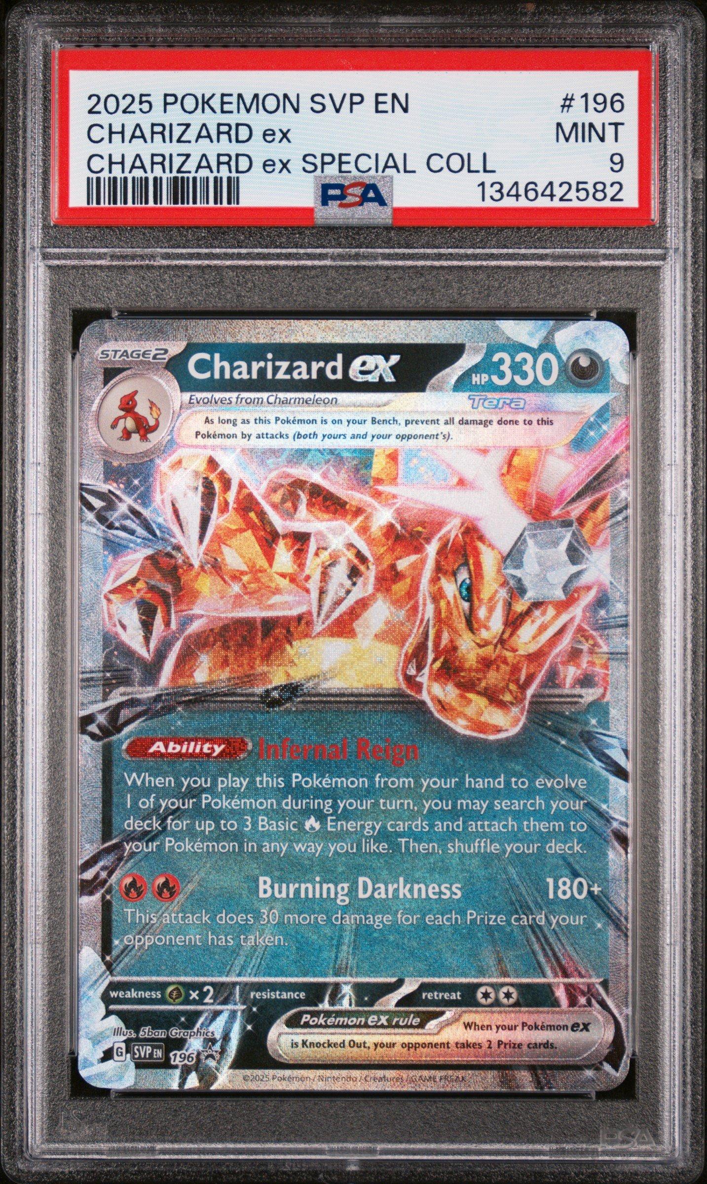 2025 Pokemon Svp En-sv Black Star Promo 196 Charizard Ex Charizard