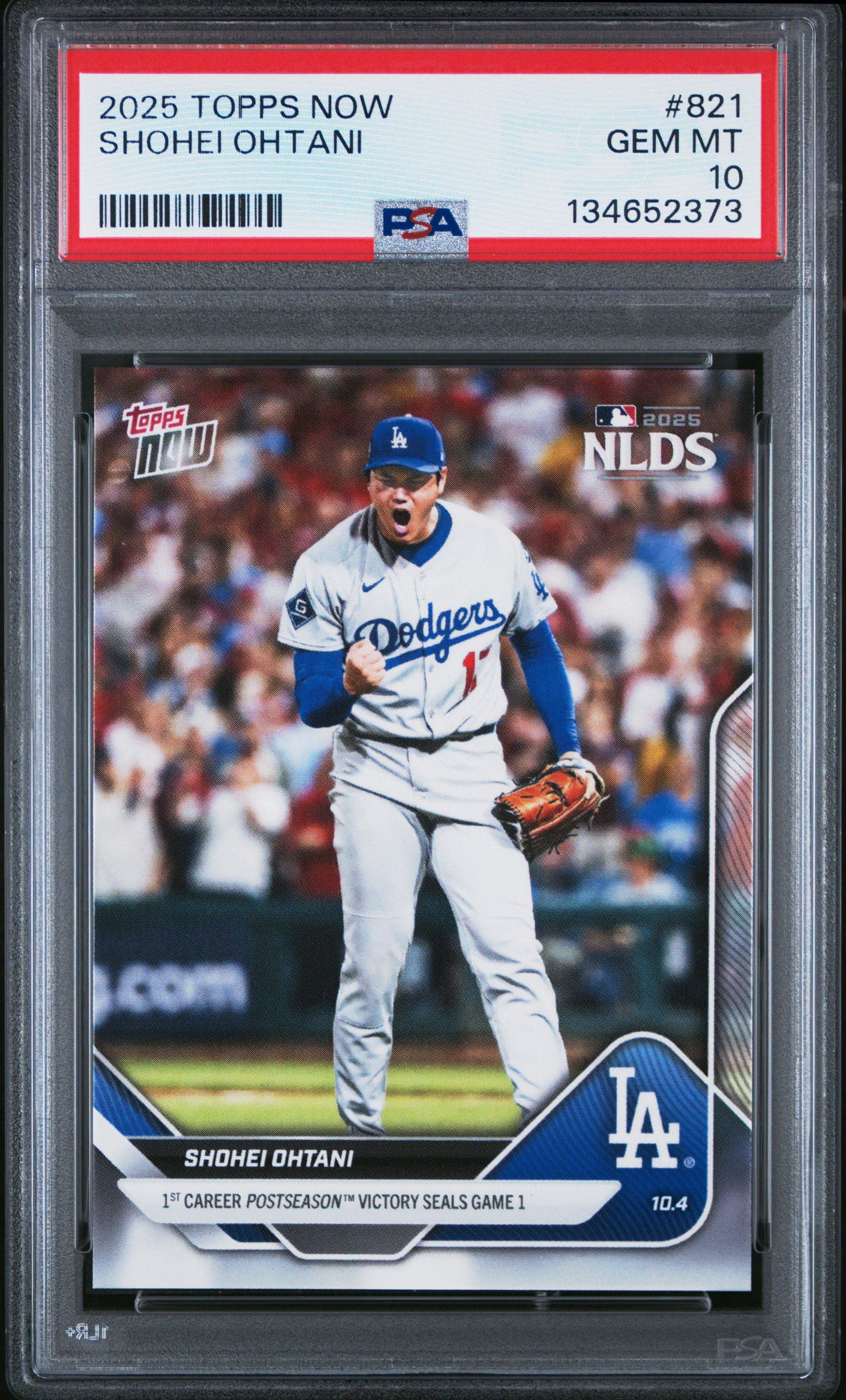 2025 Topps Now 821 Shohei Ohtani PSA 10 Graded Card | GameStop